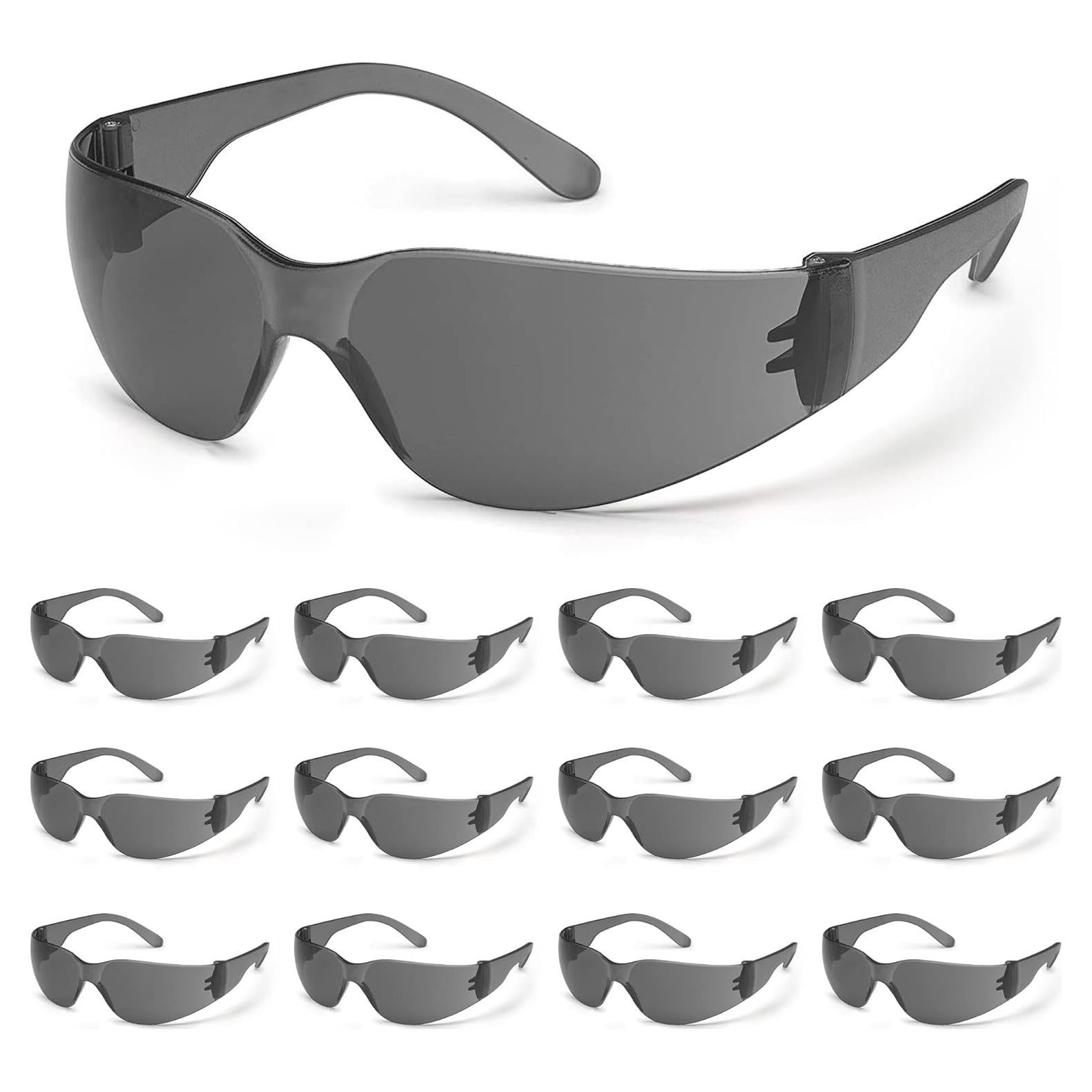 Gafas de Seguridad ATERET 12 Pares Policarbonato Gris
