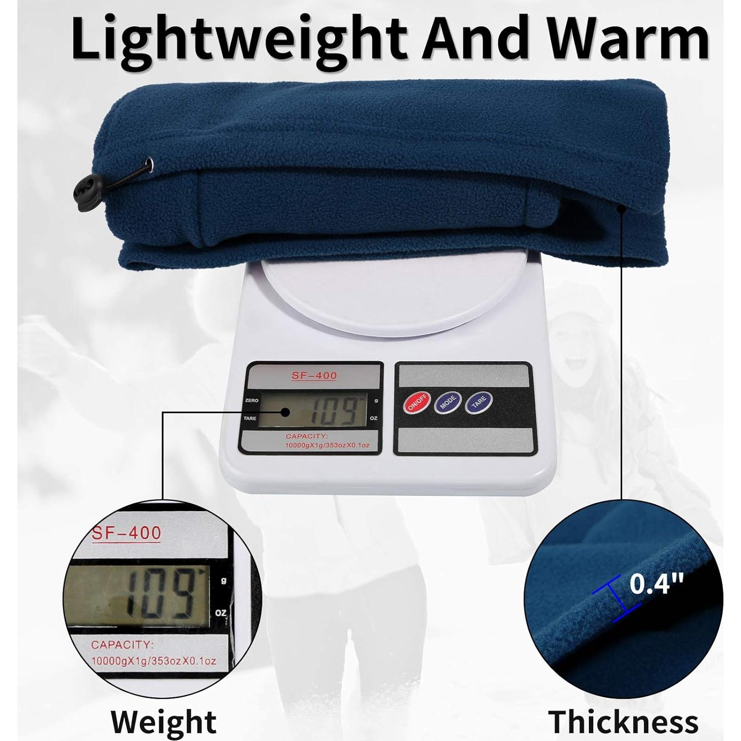 Máscara de Esquí Achiou Unisex con Capucha y Calentador de Cuello