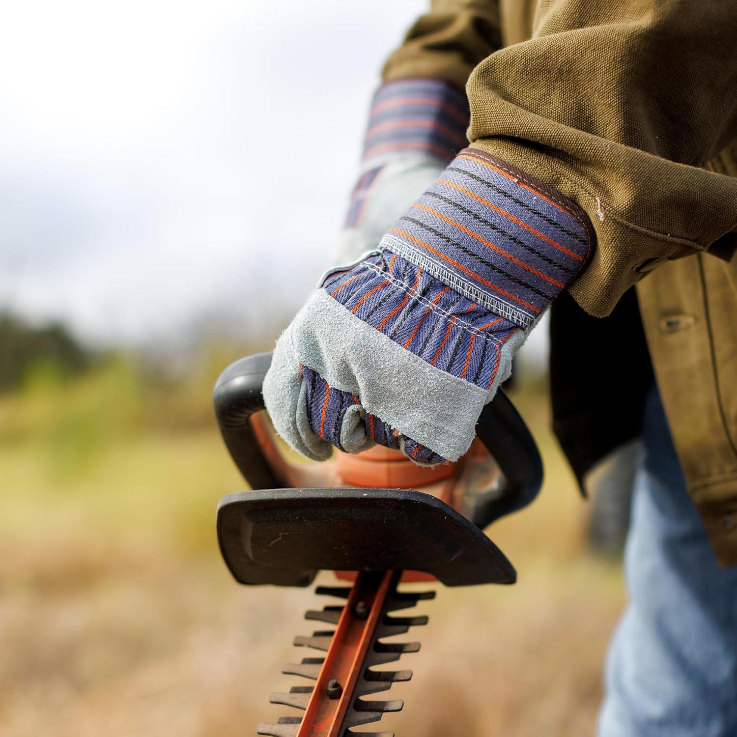 Guantes de Trabajo Wells Lamont 4006N-WNW 2 Pares de Cuero