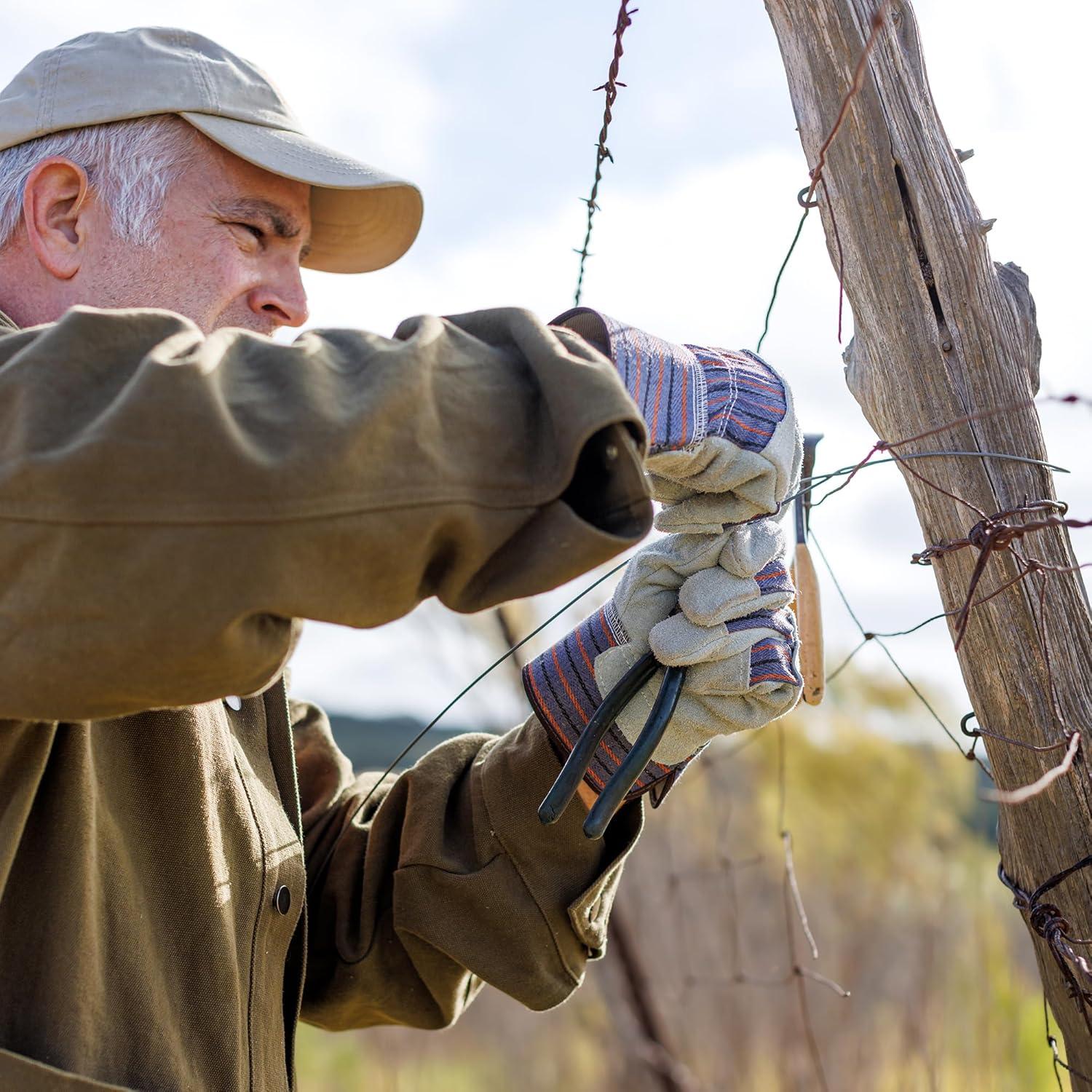 Guantes de Trabajo Wells Lamont 4006N-WNW 2 Pares de Cuero