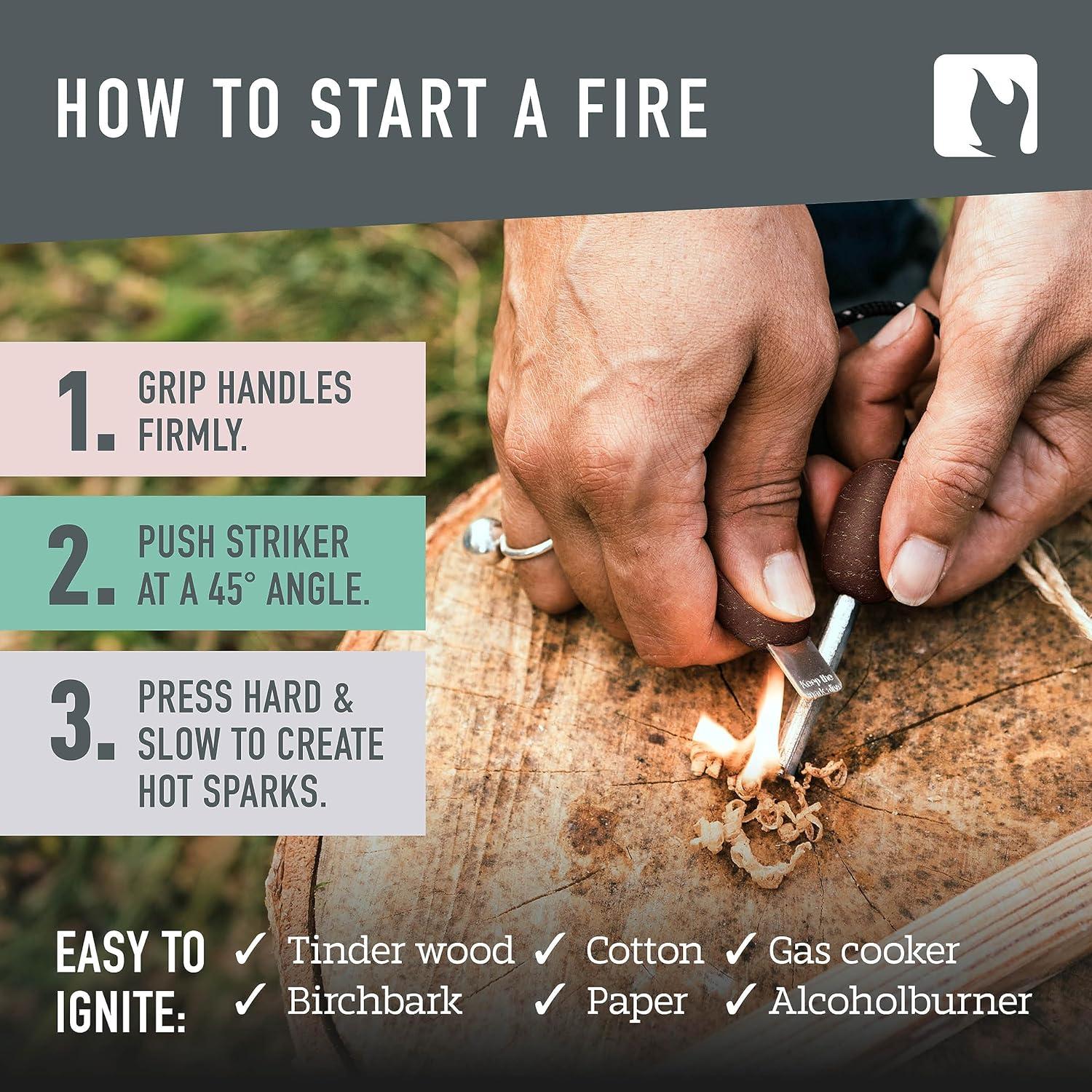 Encendedor de fuego Light My Fire FireSteel Scout - Concha de coco