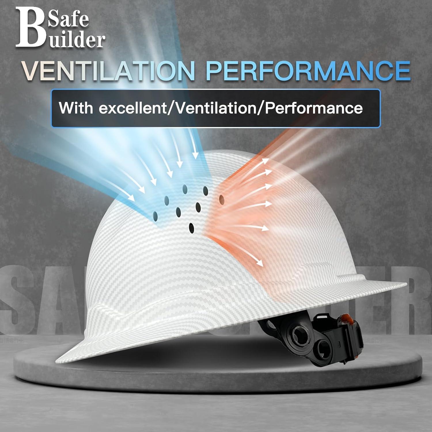 Casco de Seguridad SAFEBUILDER SBD-G1C Ventilado HDPE