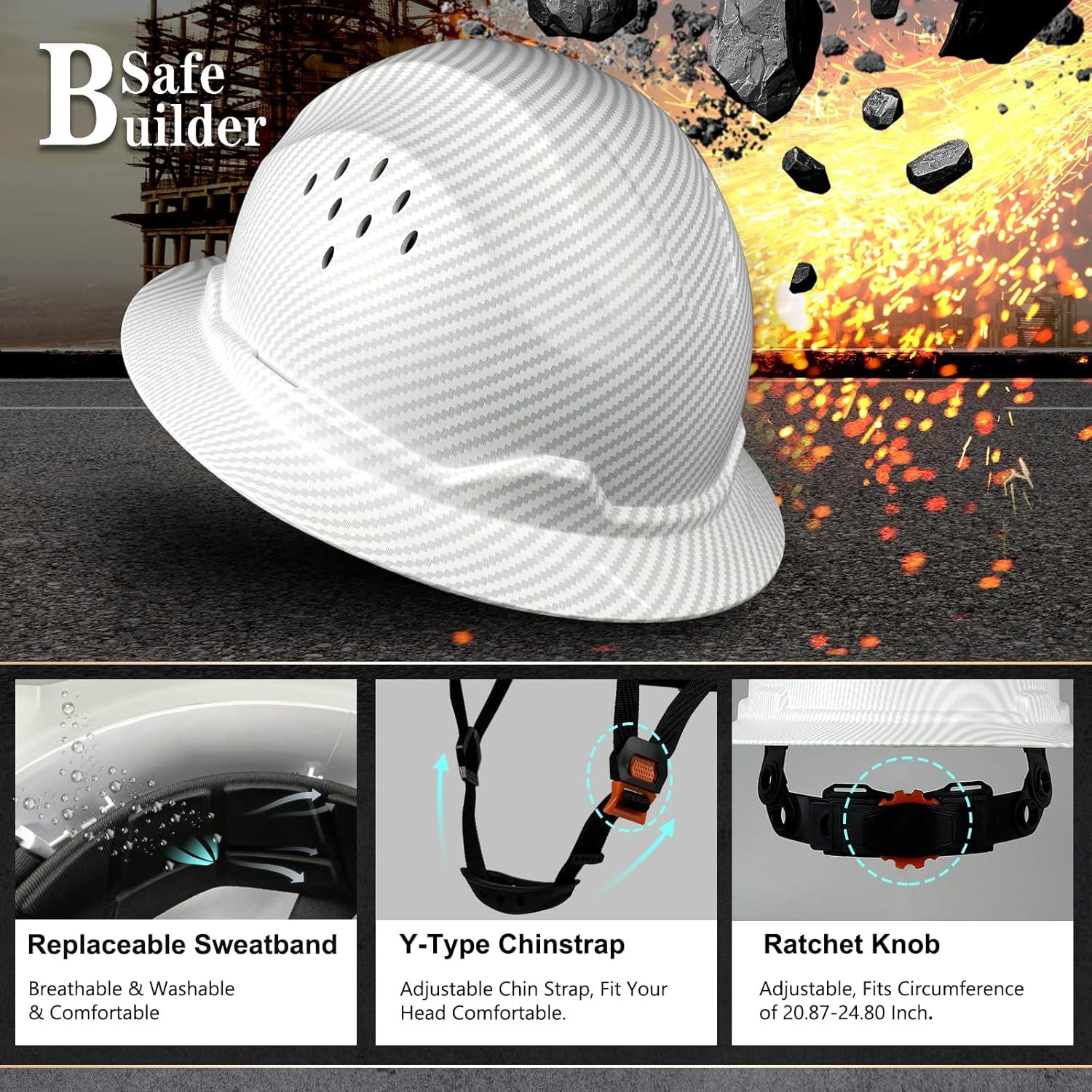 Casco de Seguridad SAFEBUILDER SBD-G1C Ventilado HDPE