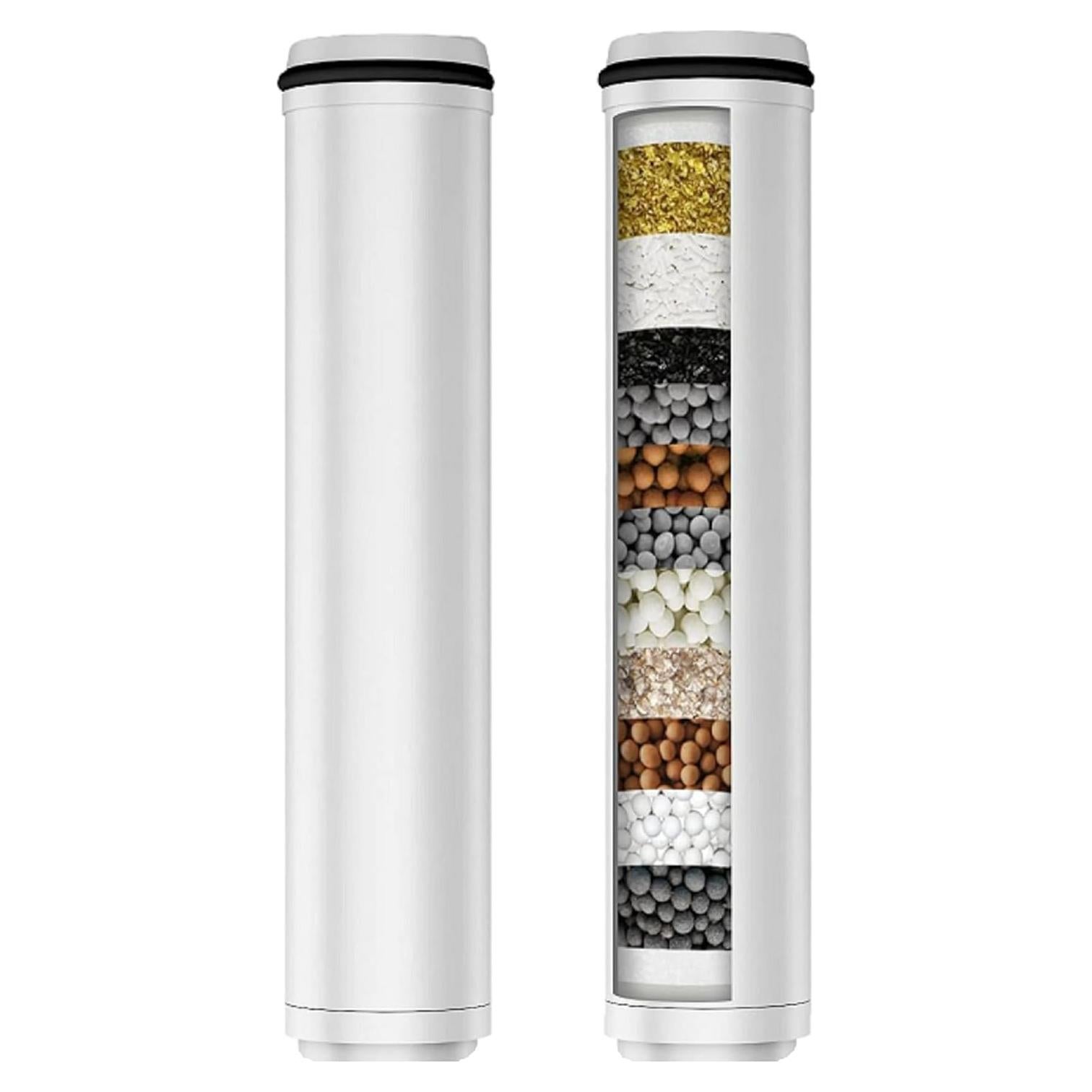 Filtro de Ducha BOWGER Reemplazo Paquete de 2 - Suavizador de Agua