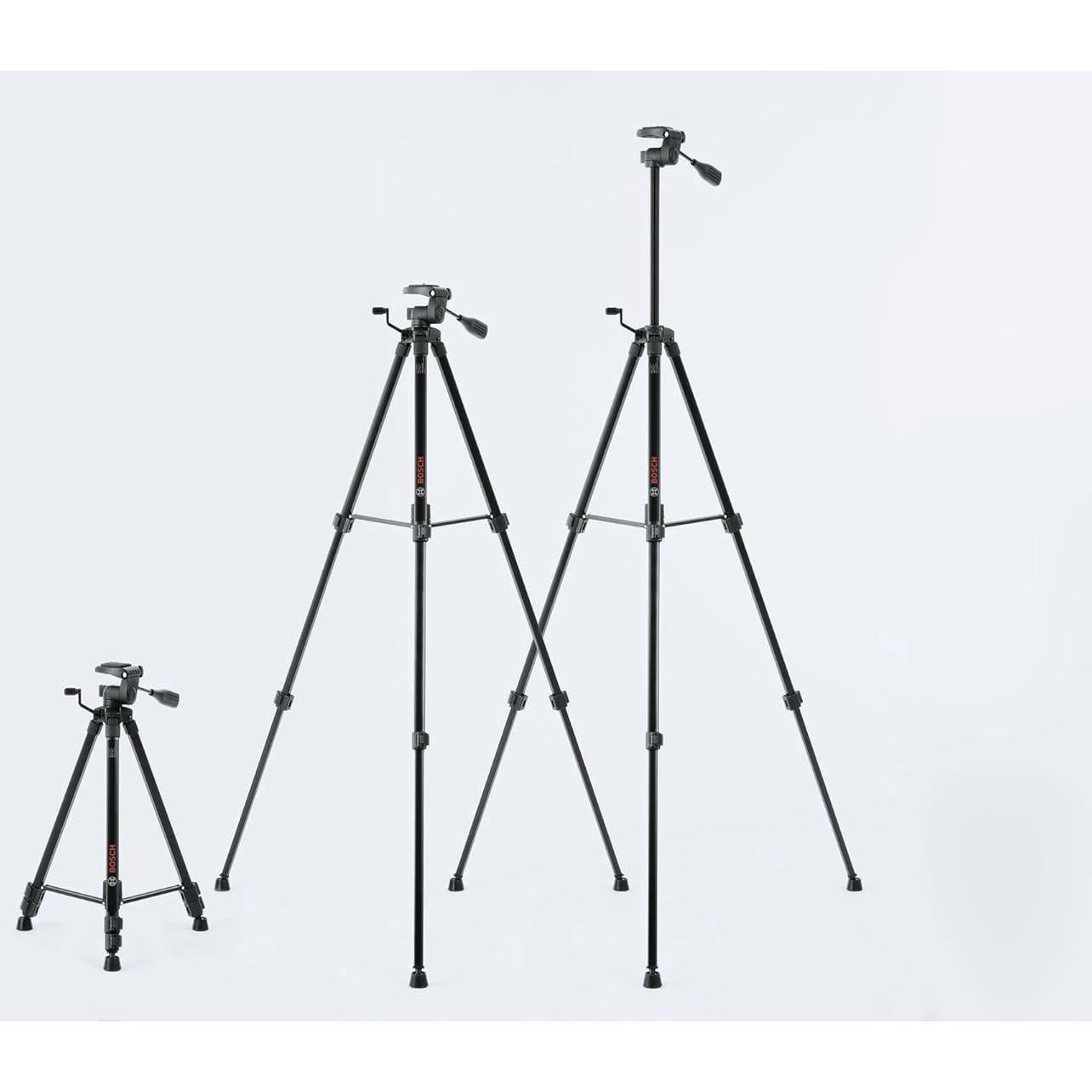 Trípode Compacto Bosch BT 150 Ajustable 56-155 cm Aluminio