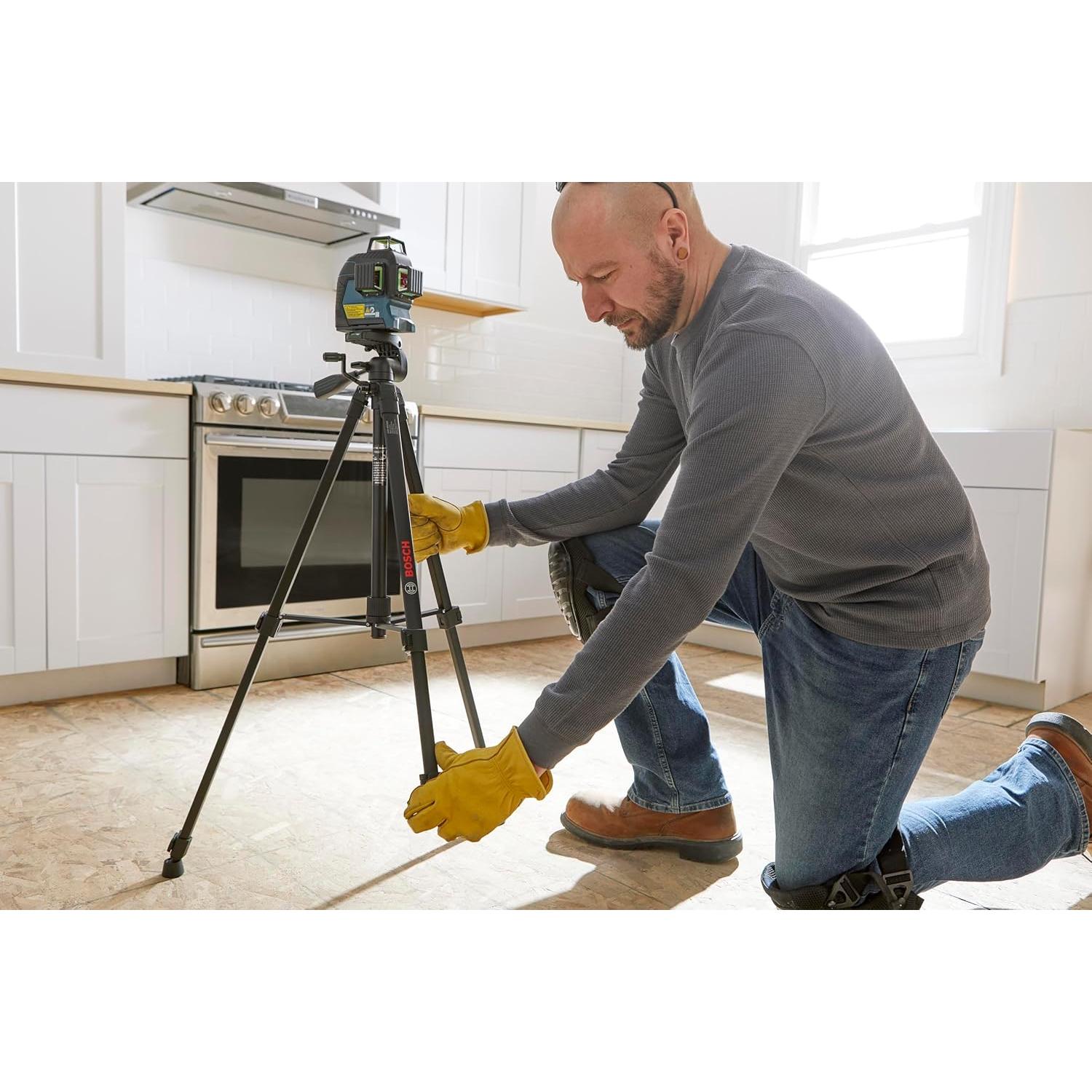 Trípode Compacto Bosch BT 150 Ajustable 56-155 cm Aluminio