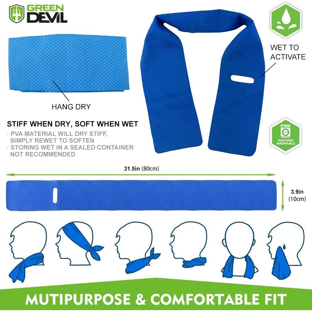 Casco de Seguridad GREEN DEVIL Mervex Vent FB Verde con Toalla