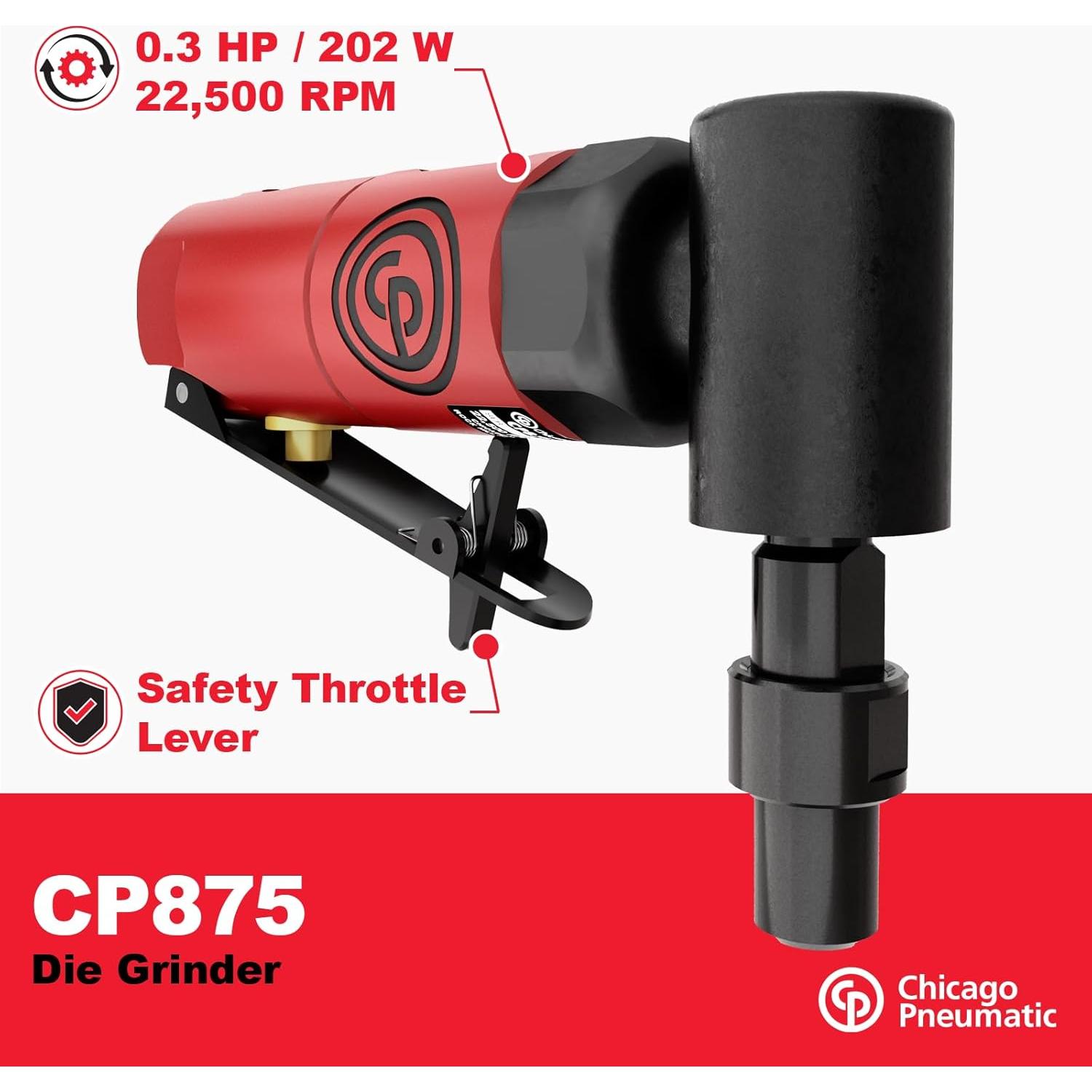 Amoladora Neumática Chicago Pneumatic CP875K 0.3 HP 22500 RPM