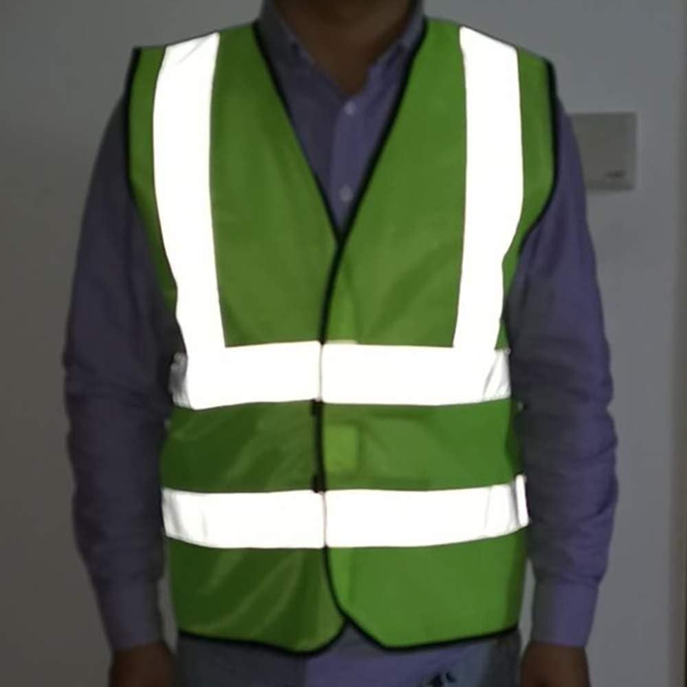 Chalecos de Seguridad ZOJO 12 Paquetes Amarillo Neón