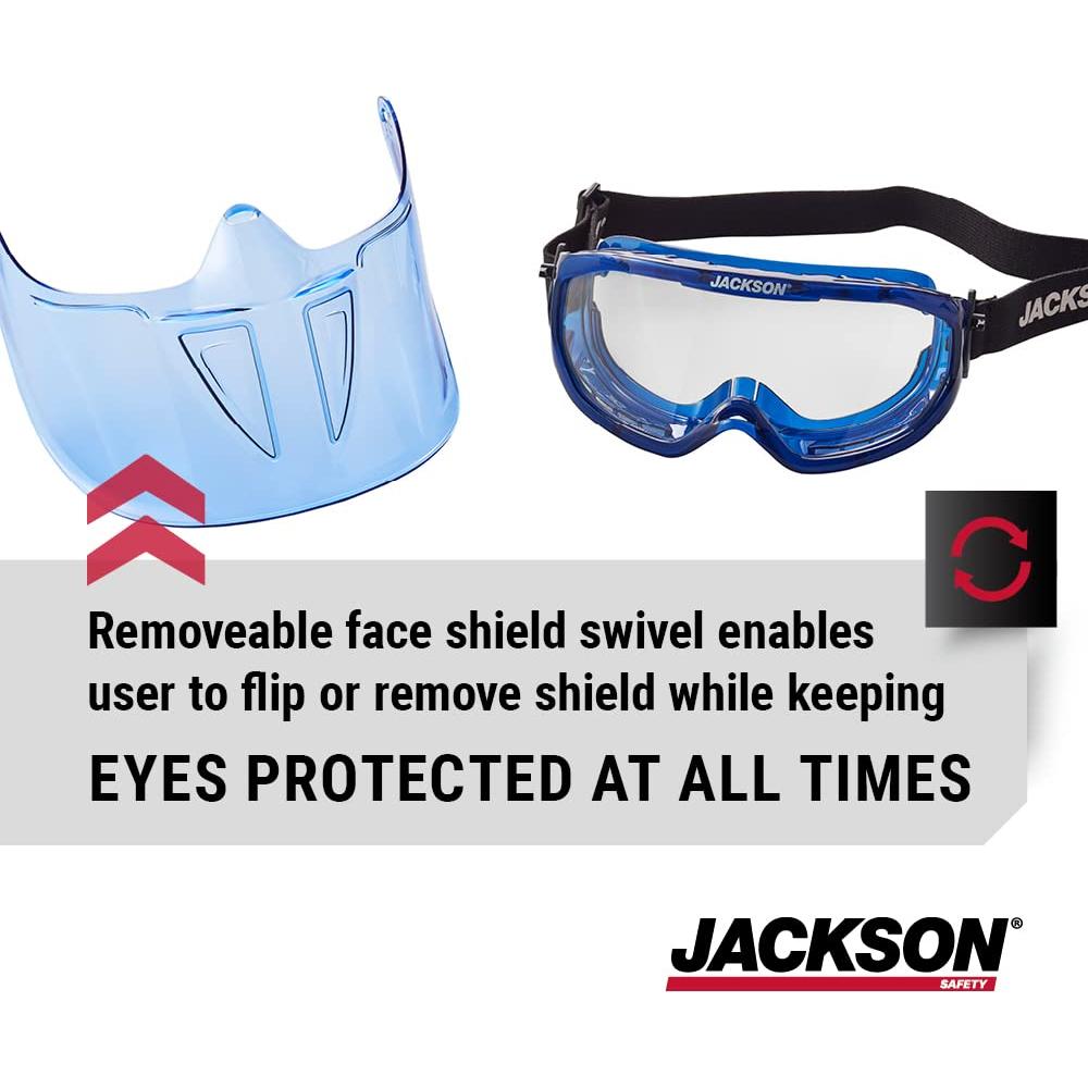 Gafas de Seguridad Jackson Safety GPL500 - Lente Clara Antivaho