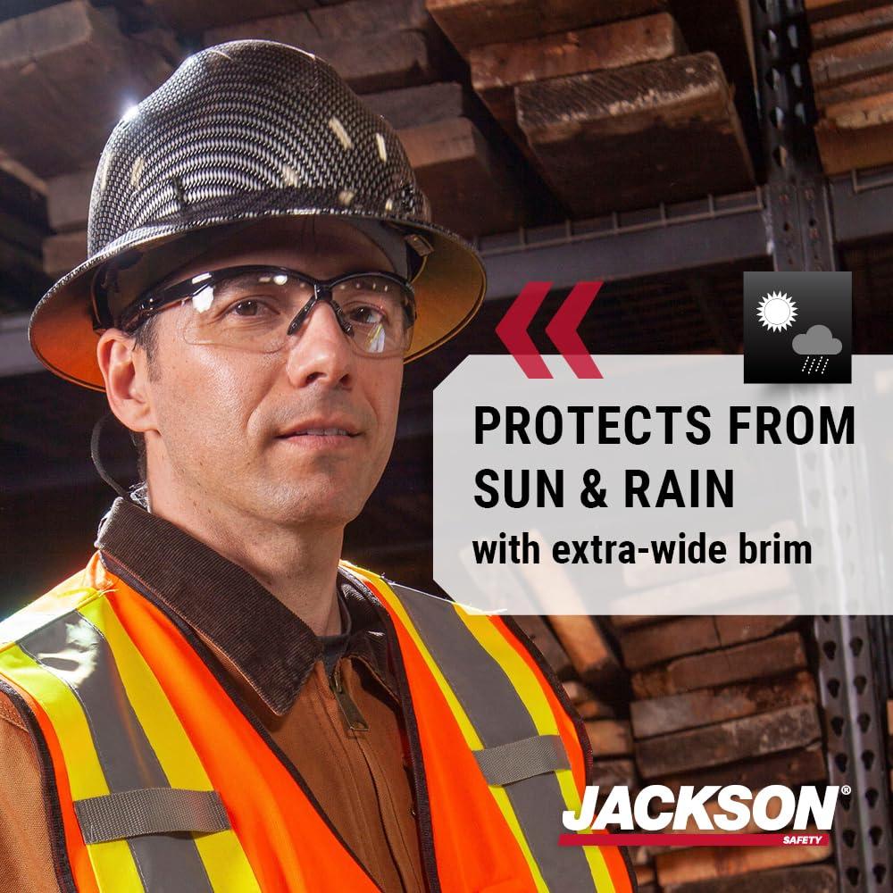 Casco de Fibra de Vidrio Jackson Safety Blockhead - Visera Completa