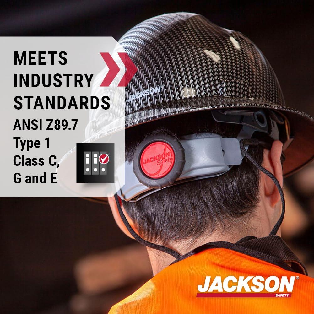 Casco de Fibra de Vidrio Jackson Safety Blockhead - Visera Completa