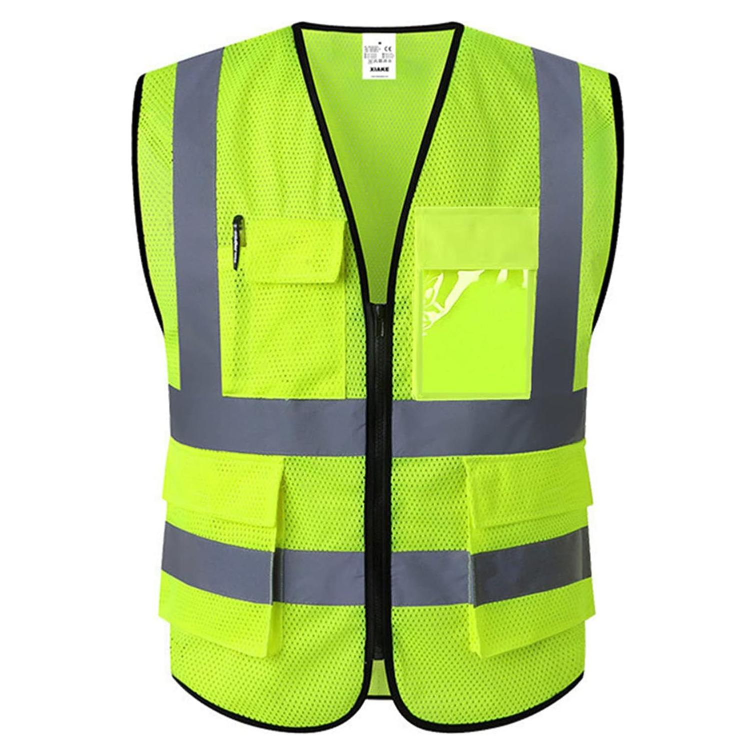Chaleco Reflectante XIAKE Clase 2 Alta Visibilidad Unisex