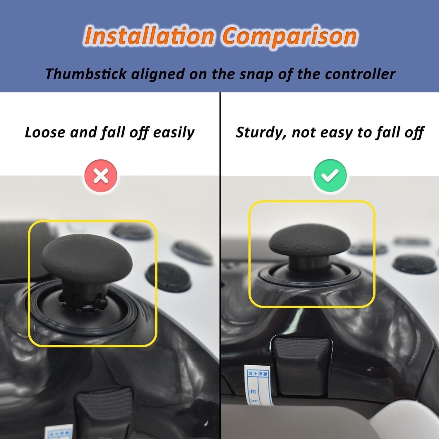 6 Joysticks Intercambiables LiXiongBao para PS5 Dualsense Edge