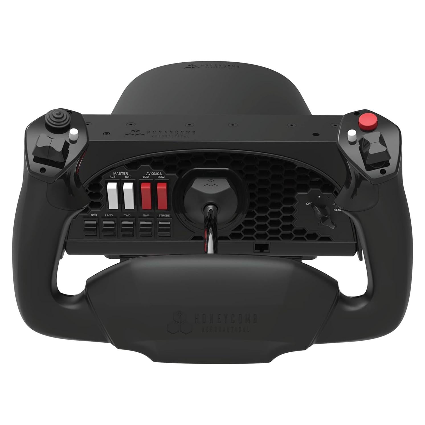 Honeycomb Aeronautical Alpha Flight Controls Yoke & Switch Panel