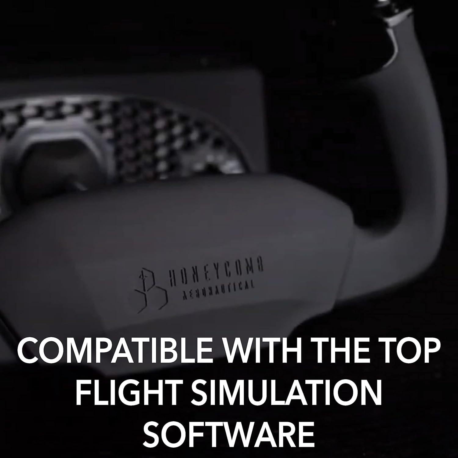 Honeycomb Aeronautical Alpha Flight Controls Yoke & Switch Panel