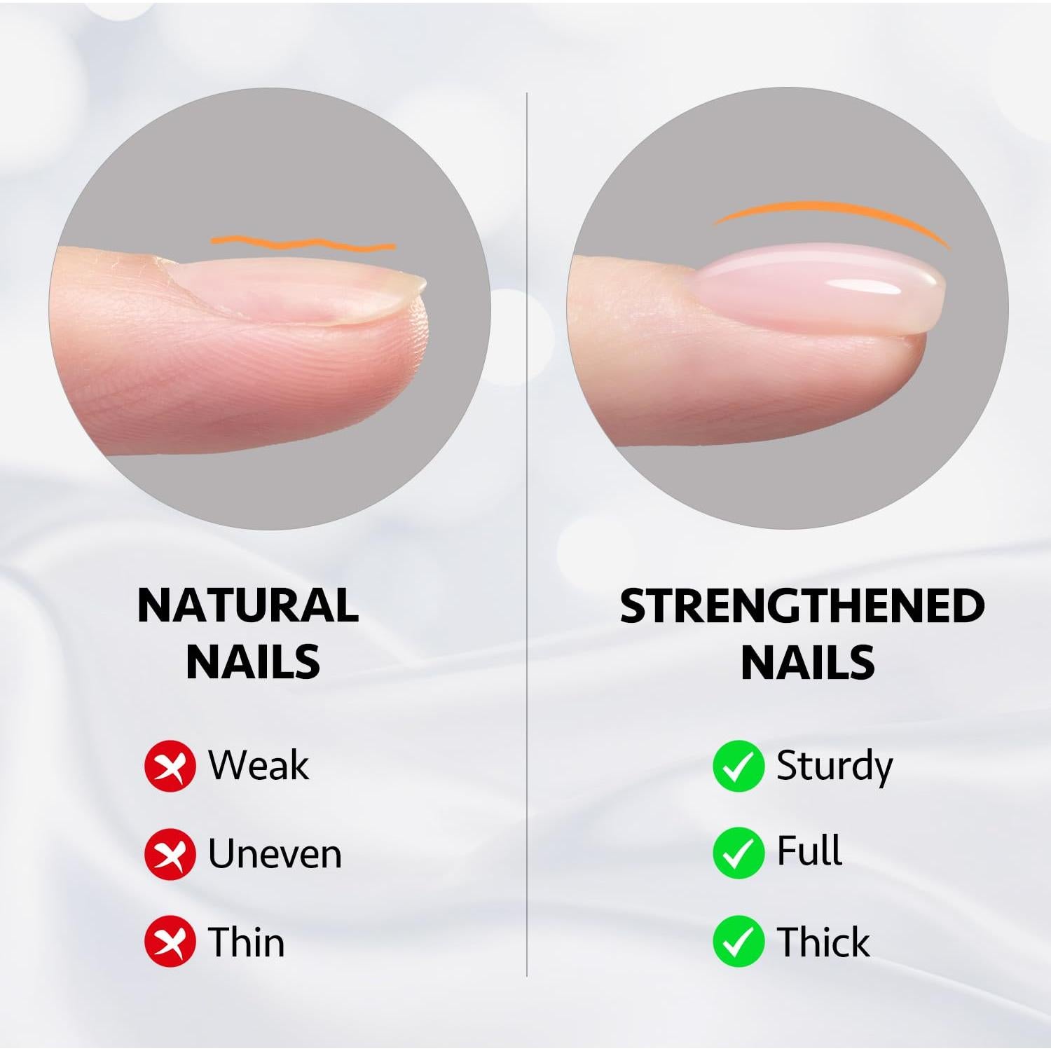 Gel Constructor GAOY 16ml Rosa Bebé para Uñas Duras UV