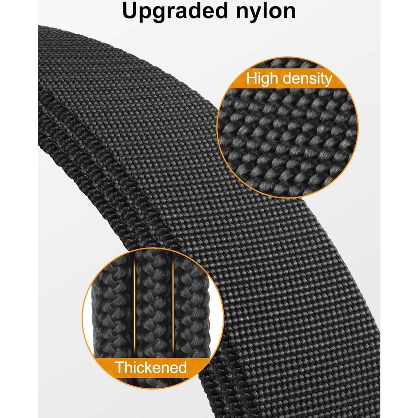 Cinturón Táctico JUKMO Nylon Elástico 106.68 cm Negro
