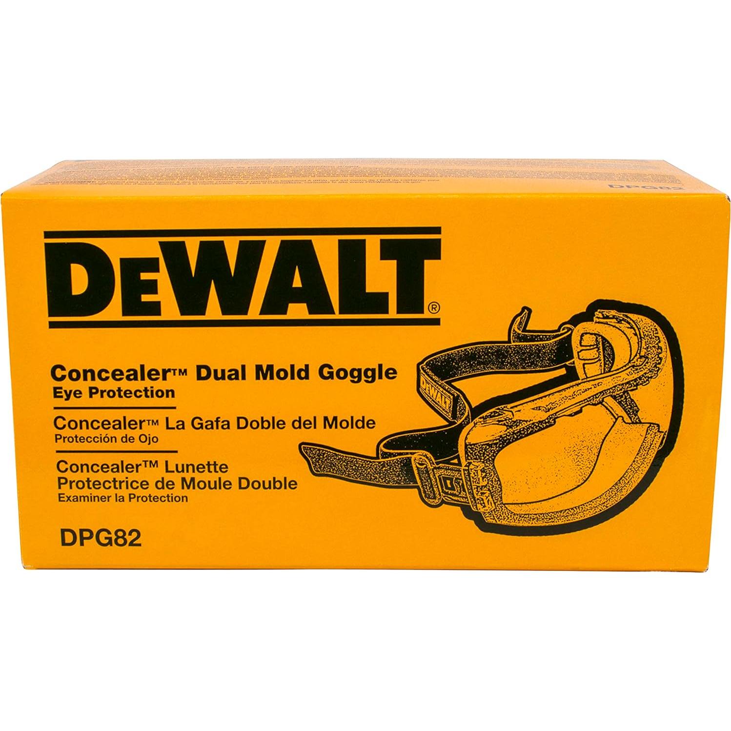 Gafas de seguridad Dewalt DPG82 Anti Fog Unisex Ajustables