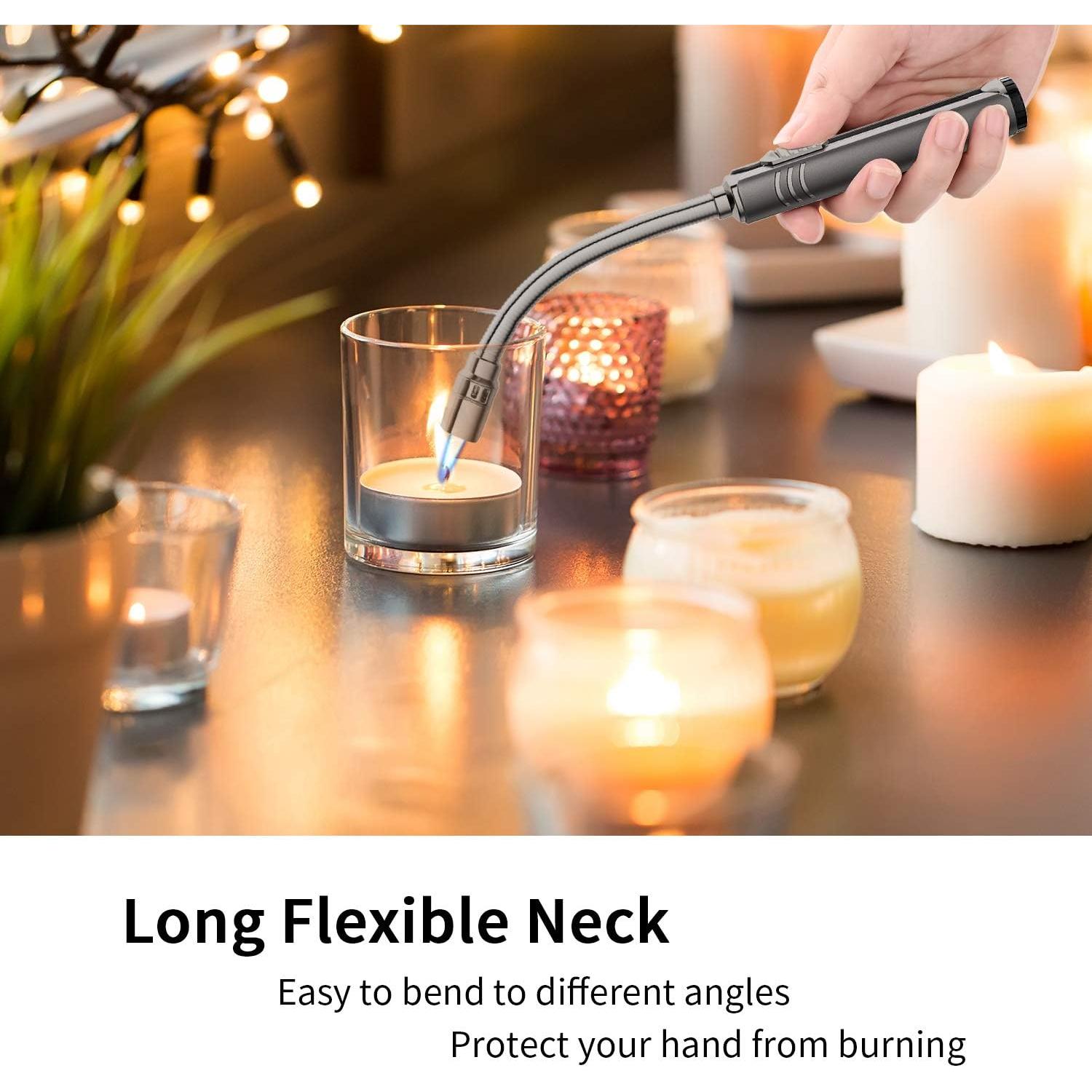 Encendedor de Butano Recargable Megainvo Antorcha Negro