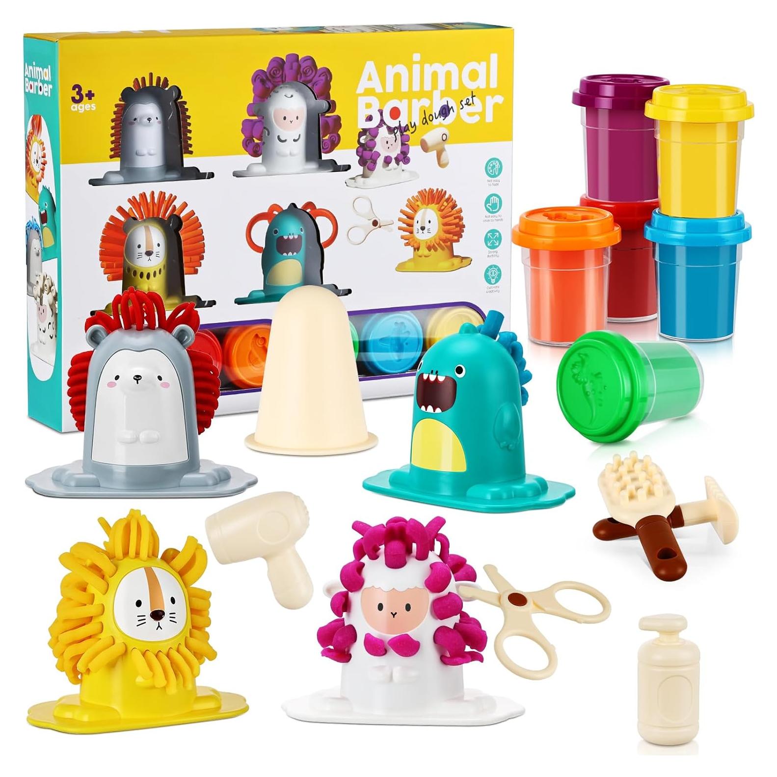 Juego de Peluquería de Plastilina TNOIE 16PCS para Niños