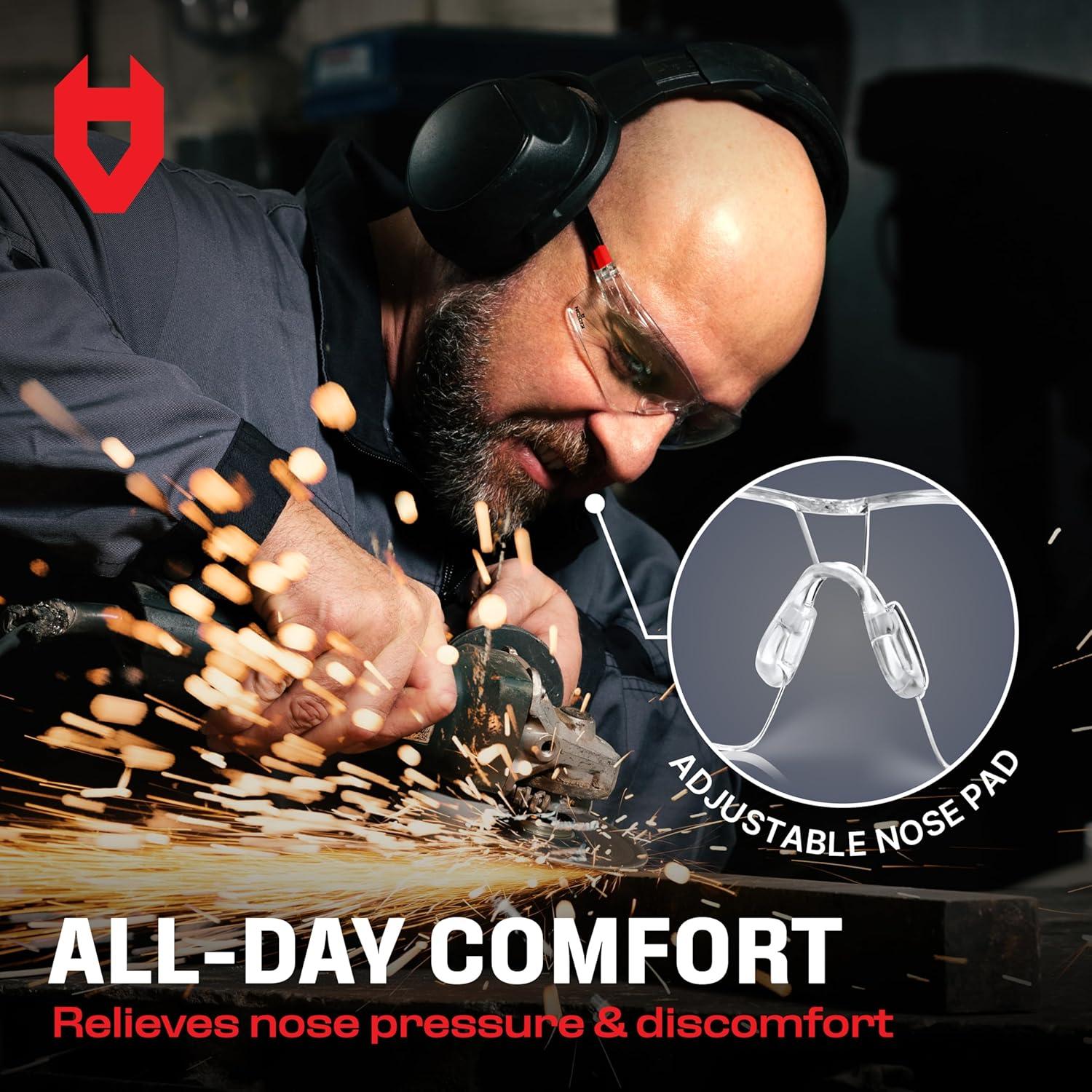 Gafas de Seguridad NoCry EyeArmor+ Anti-Niebla UV