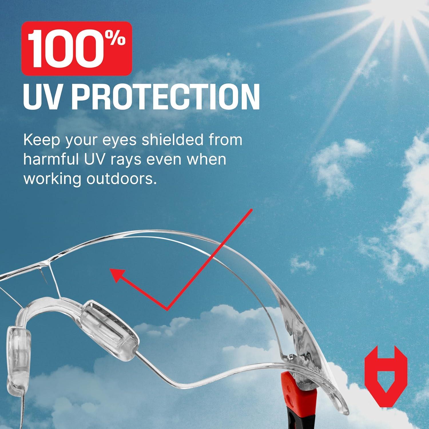 Gafas de Seguridad NoCry EyeArmor+ Anti-Niebla UV