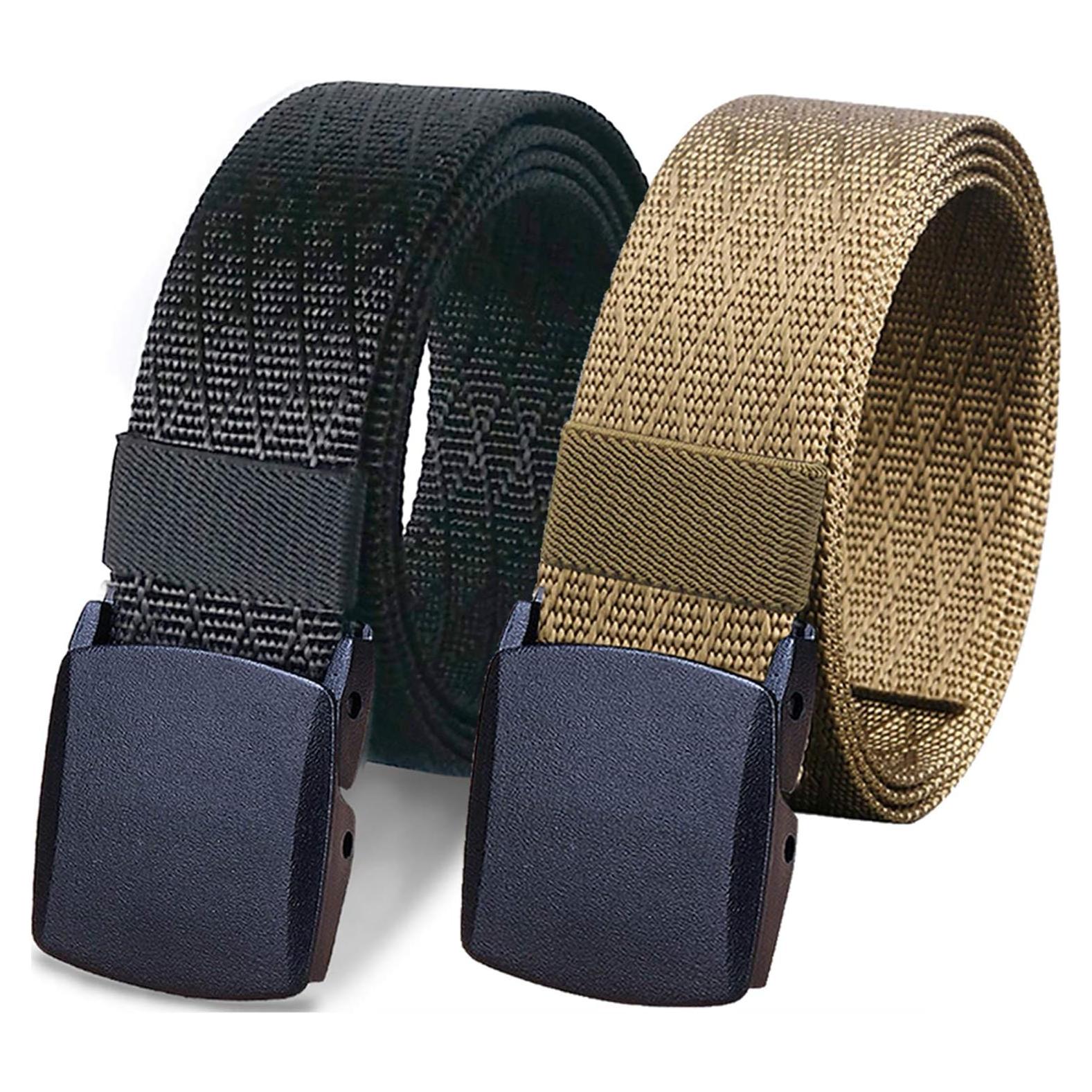 Cinturón Táctico Nylon WYuZe 2 Piezas Ajustable 3.81 cm