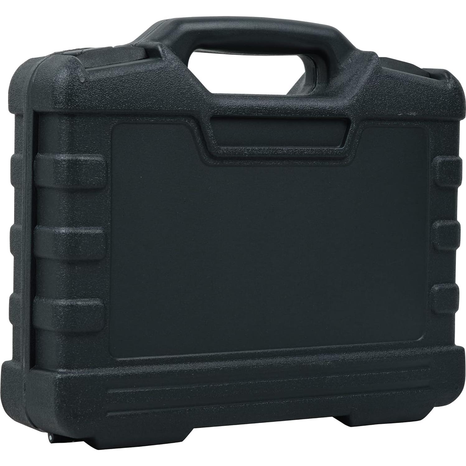 STANLEY STHT74981 Small Home Tool Kit For Home & DIY Use(47-pieces) - Includes Screwdriver, Hammer, Wrench, Pliers, Measurement Tape, Knife, Magnetic Drivers, Tool Box