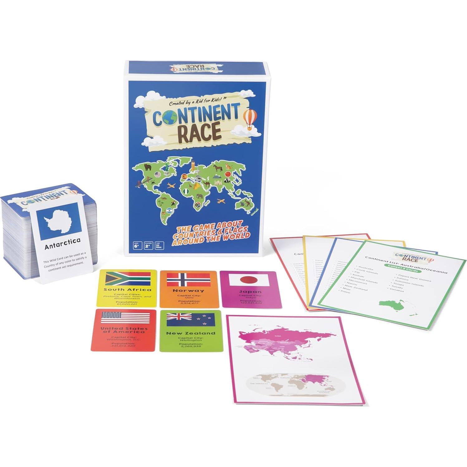 Juego de Mesa Educativo Byron's Games Geografía 30x22cm