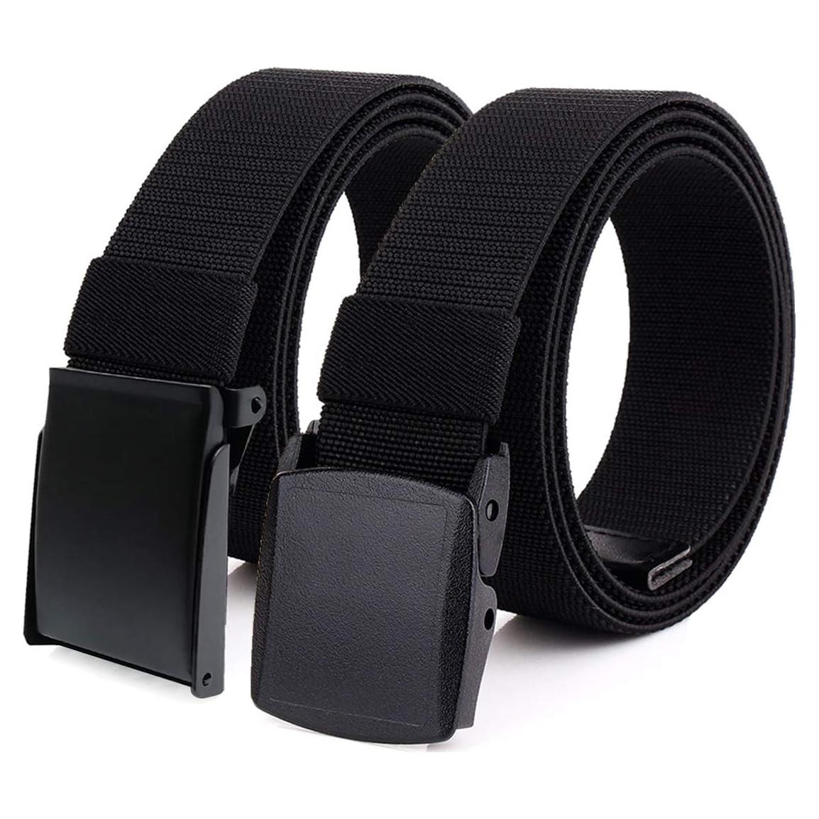 Cinturón Elástico Nylon Táctico Ajustable para Hombres