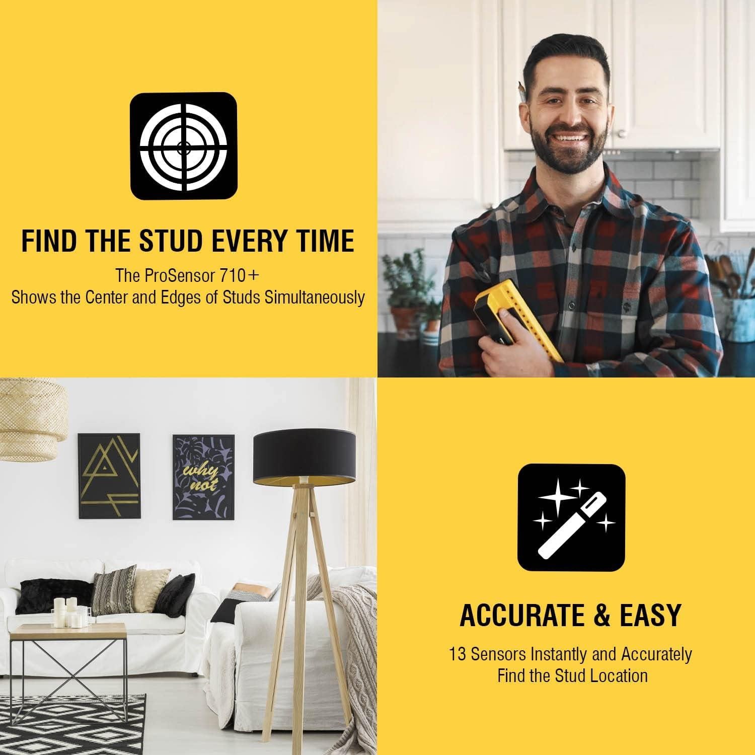 Detector de Vigas Franklin Sensors ProSensor 710 Amarillo