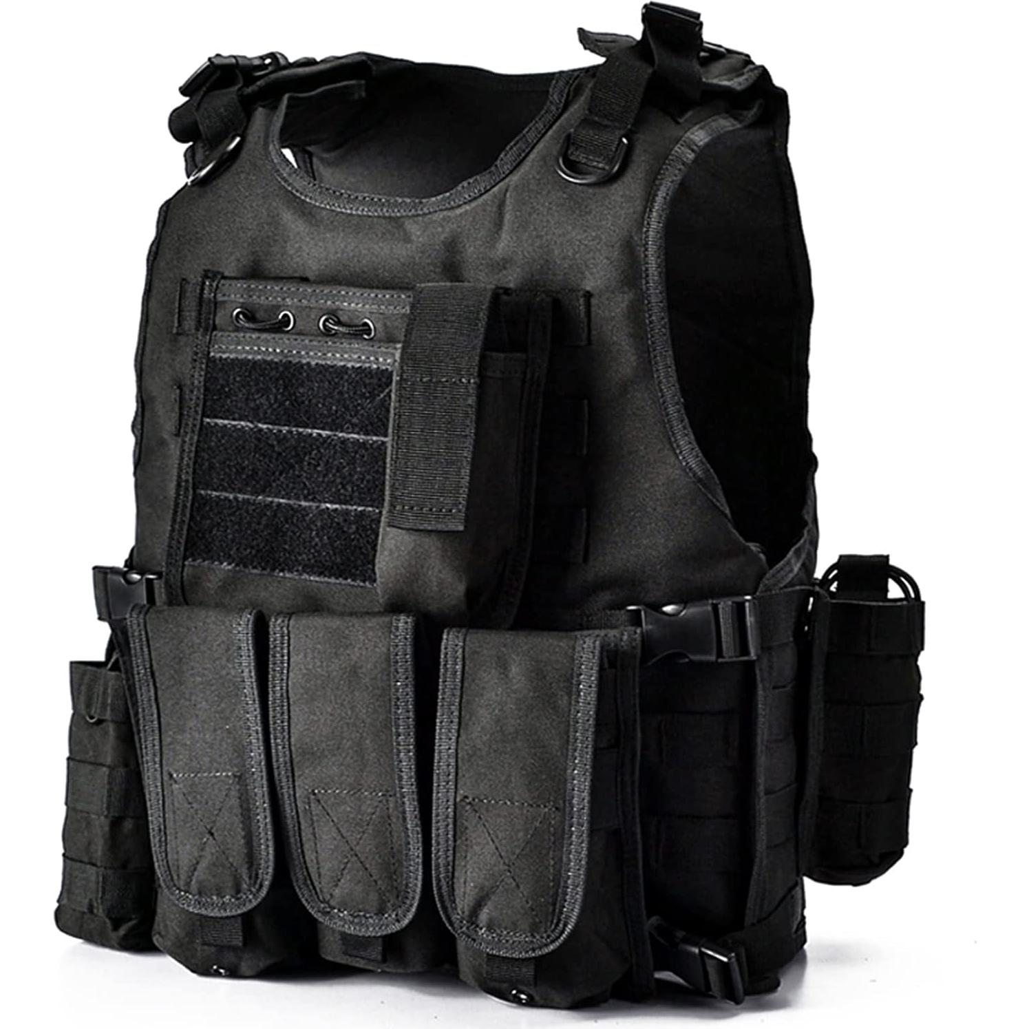 Chaleco Táctico YAKEDA Ajustable para Juegos al Aire Libre