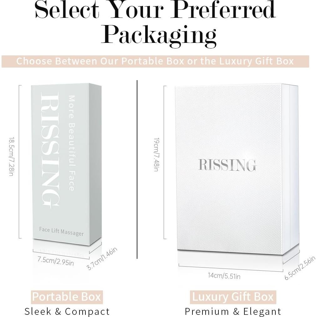 Herramienta Facial Gua Sha RISSING 4-en-1 Acero Inoxidable