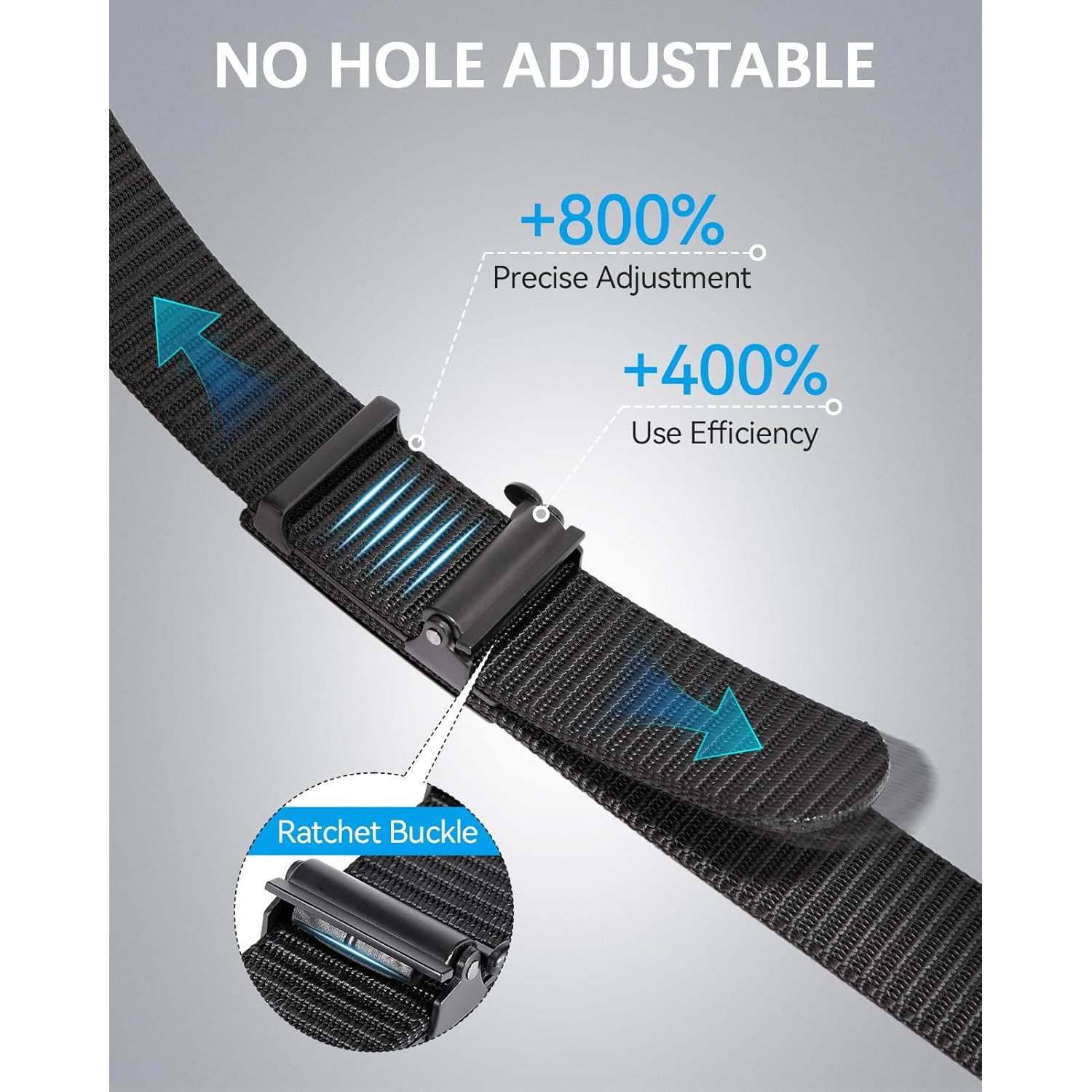 Cinturón de Nylon BOSTANTEN Ajustable para Hombres