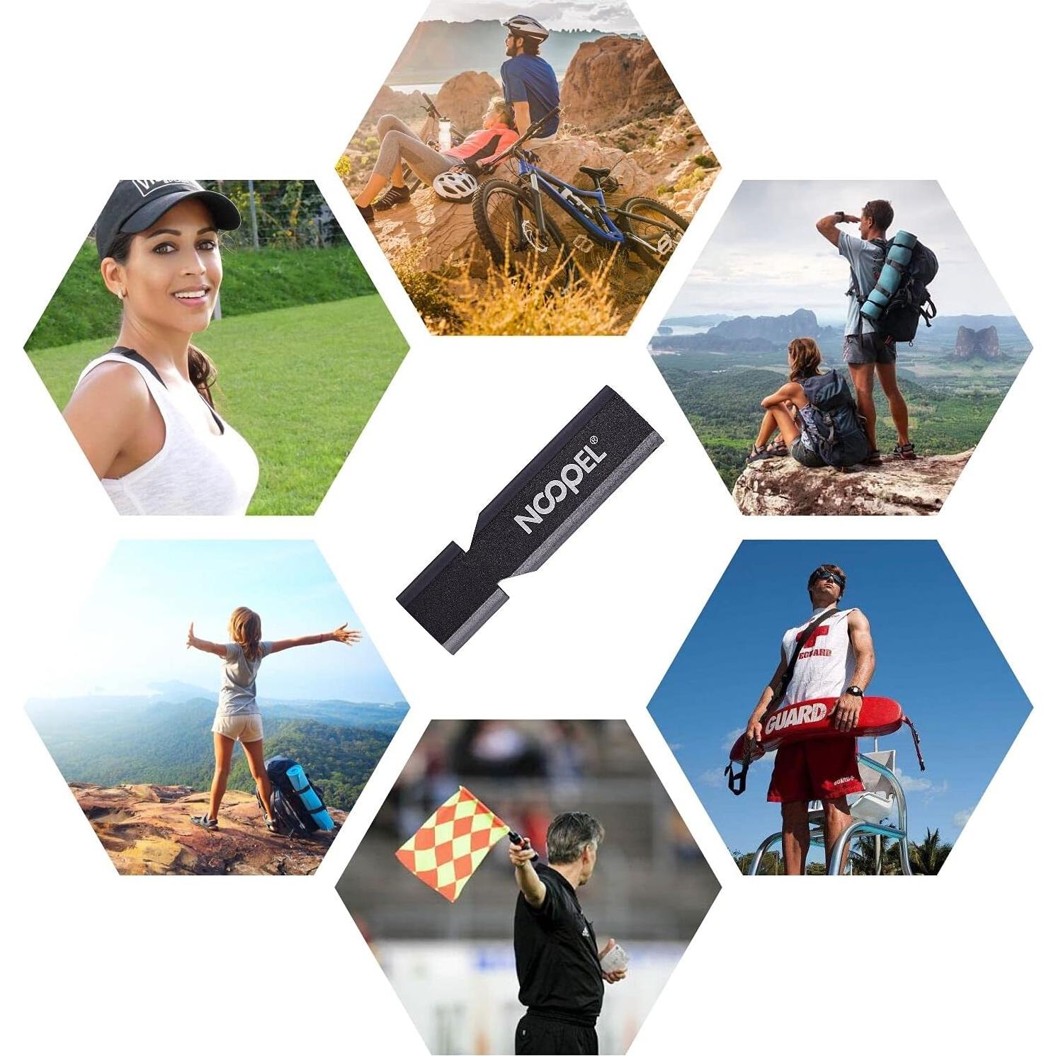 Silbatos de Emergencia Noopel - Super Ruidoso, Paquete de 2