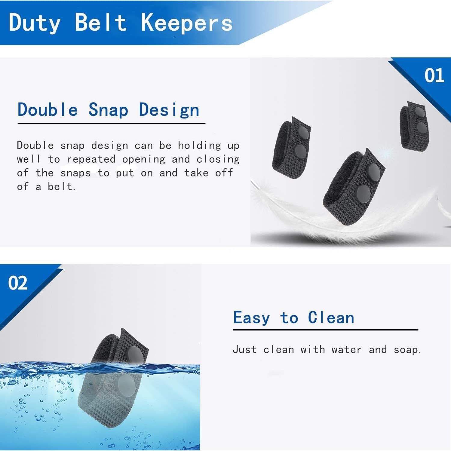 Ullnosoo Sujetadores de Cinturón Tácticos Nylon 1000D 5,08 cm