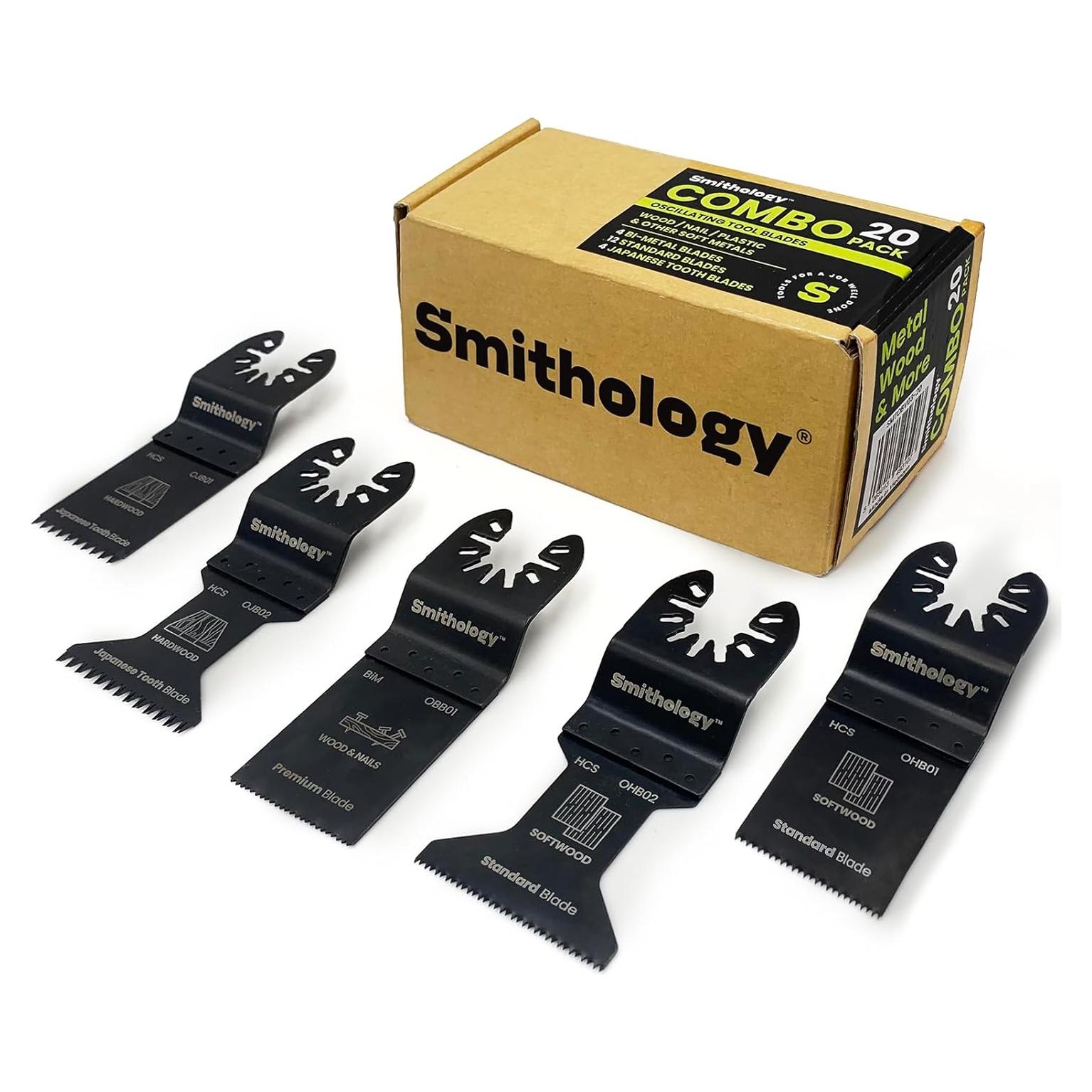 Cuchillas de Sierra Oscilante Smithology 20 Piezas Universal
