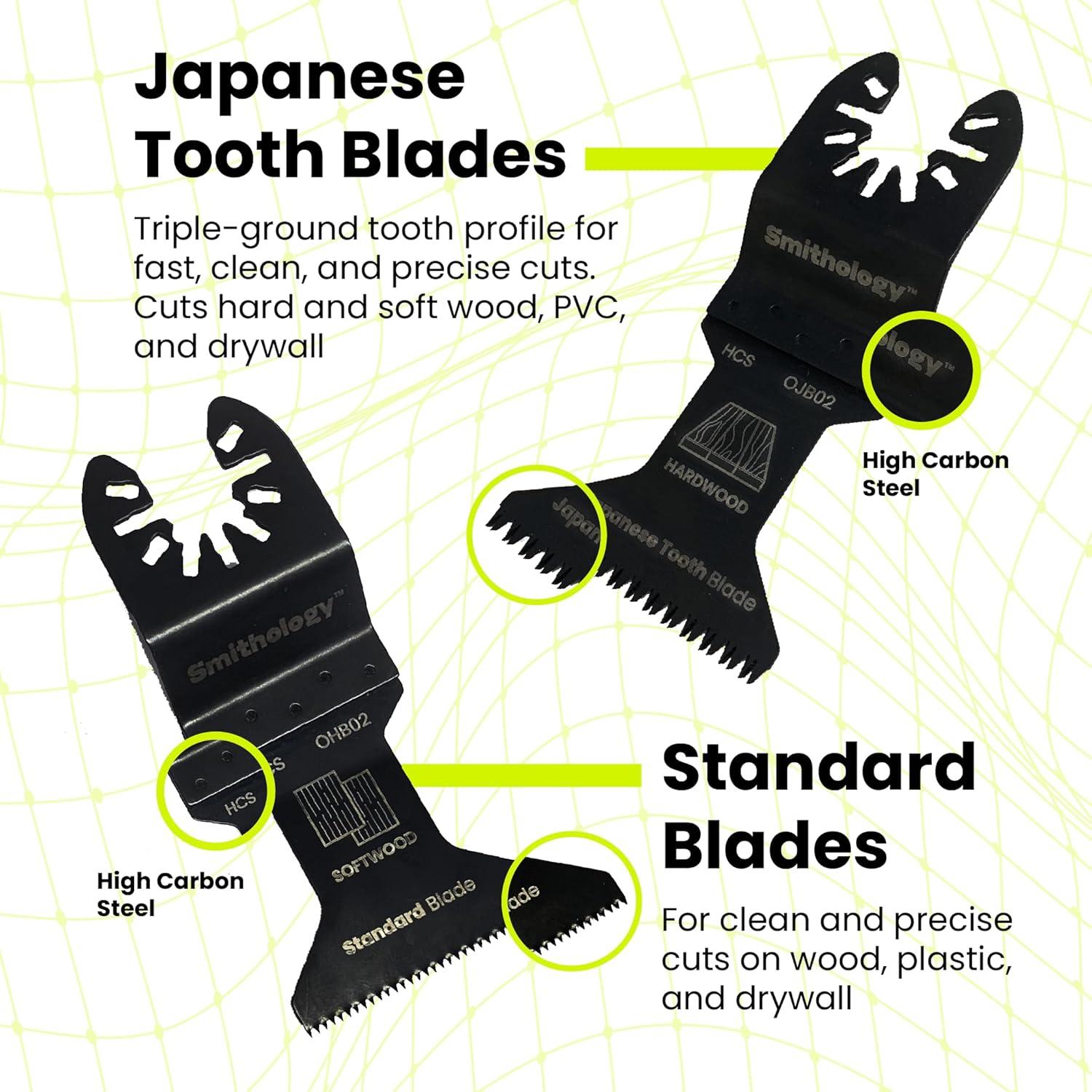 Cuchillas de Sierra Oscilante Smithology 20 Piezas Universal