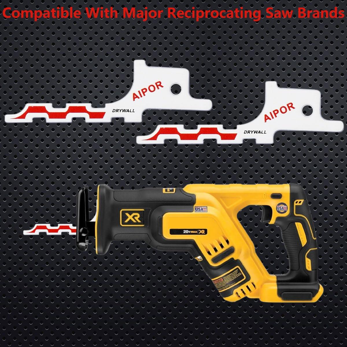 Paquete de 5 Hojas de Sierra Recíproca de Yeso AIPOR 48-00-1640