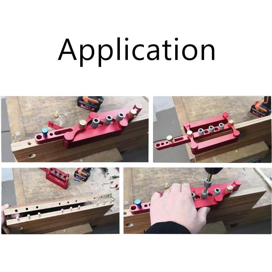 Plantilla de Perforación Automática ANPTGHT para Carpintería 6/8/10mm