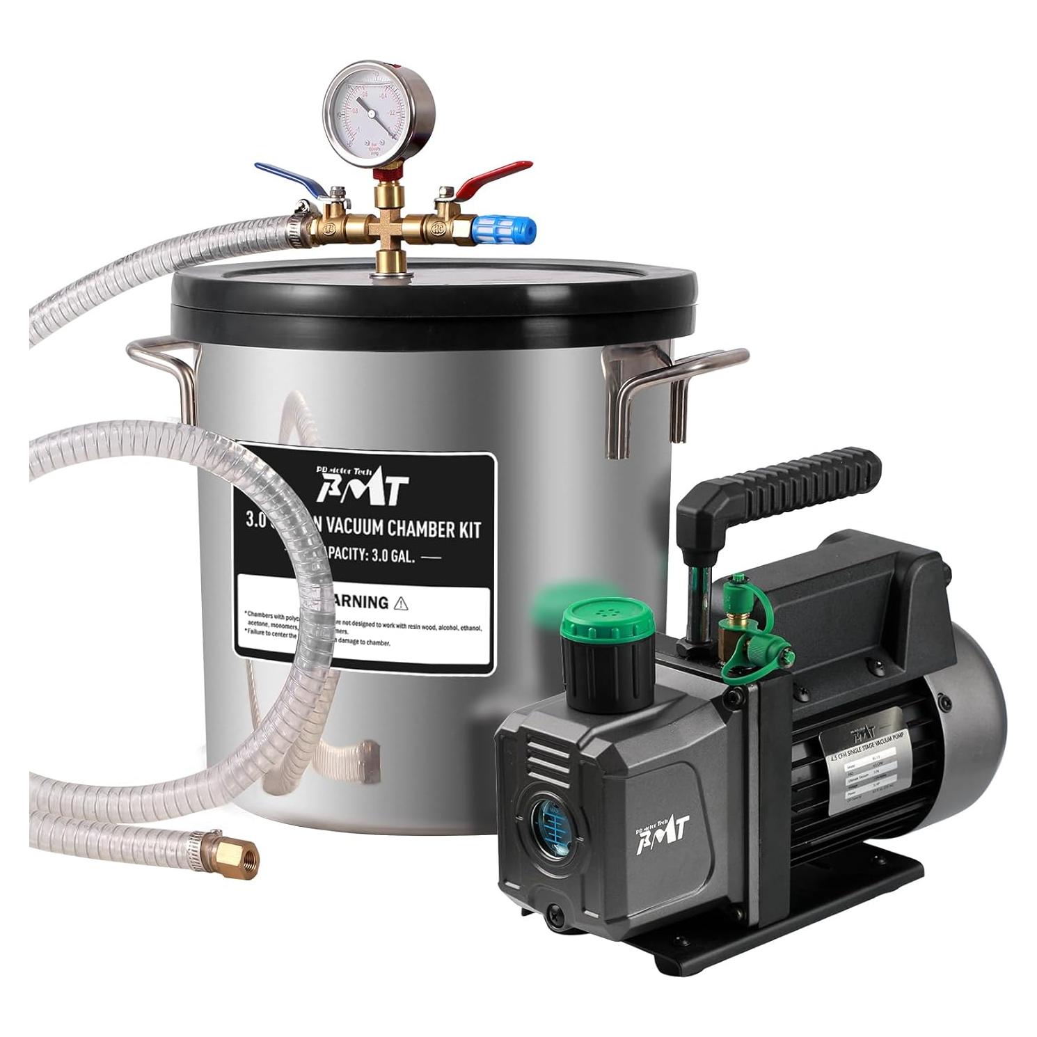 Kit de Cámara de Vacío PB Motor Tech 11.4L con Tapa de Vidrio