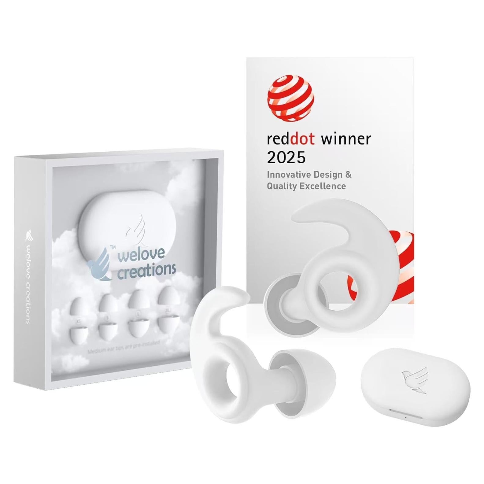 Tapones para Oídos Welove con Sanitizador UV - Reducción 18dB