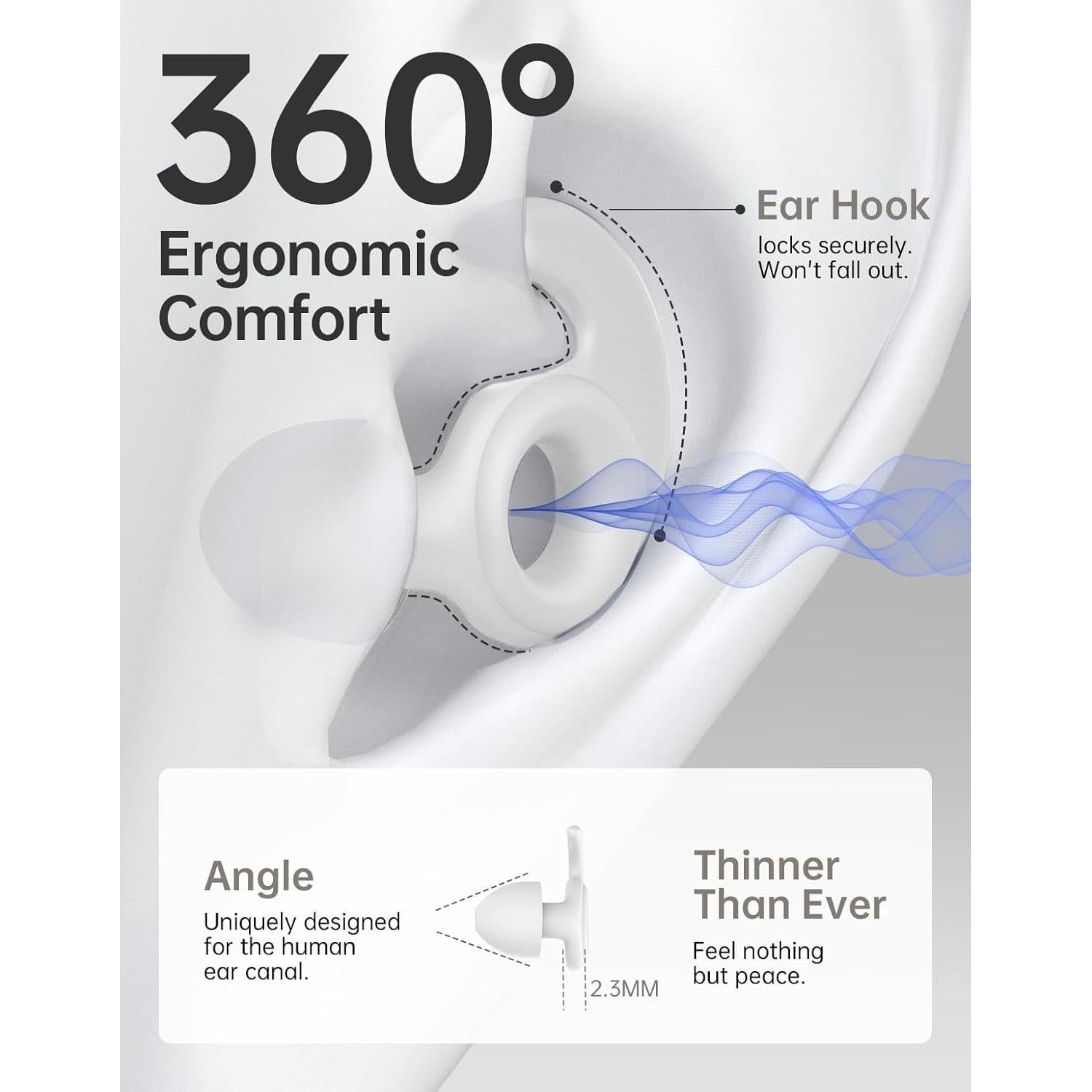 Tapones para Oídos Welove con Sanitizador UV - Reducción 18dB