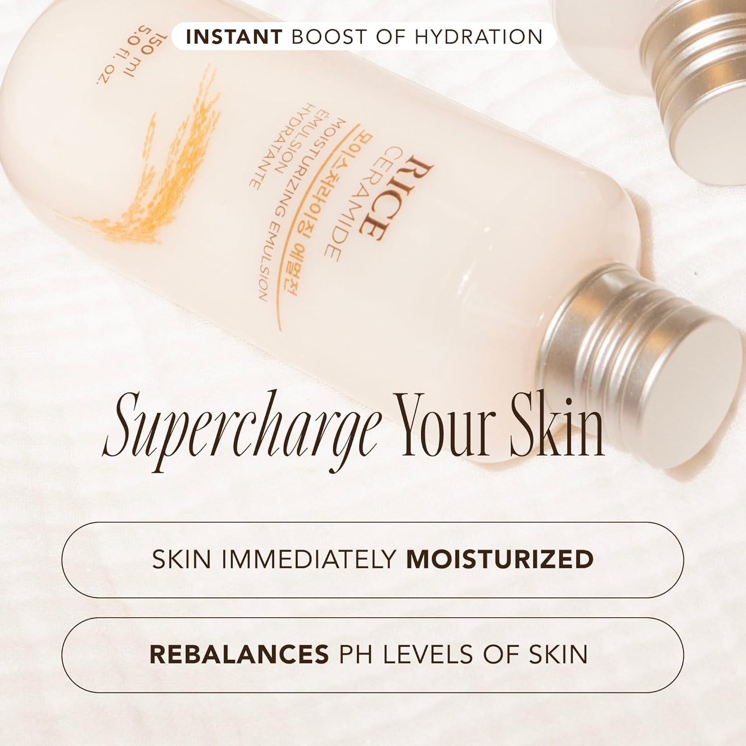 Emulsión Hidratante The Face Shop Arroz Ceramida 142g