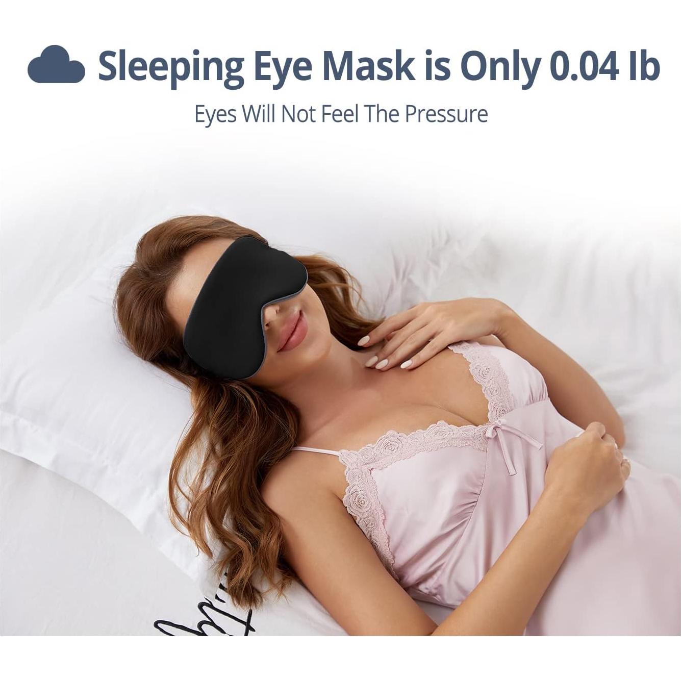 Paquete de 2 Máscaras para Dormir BATHRINS Ajustables Suaves