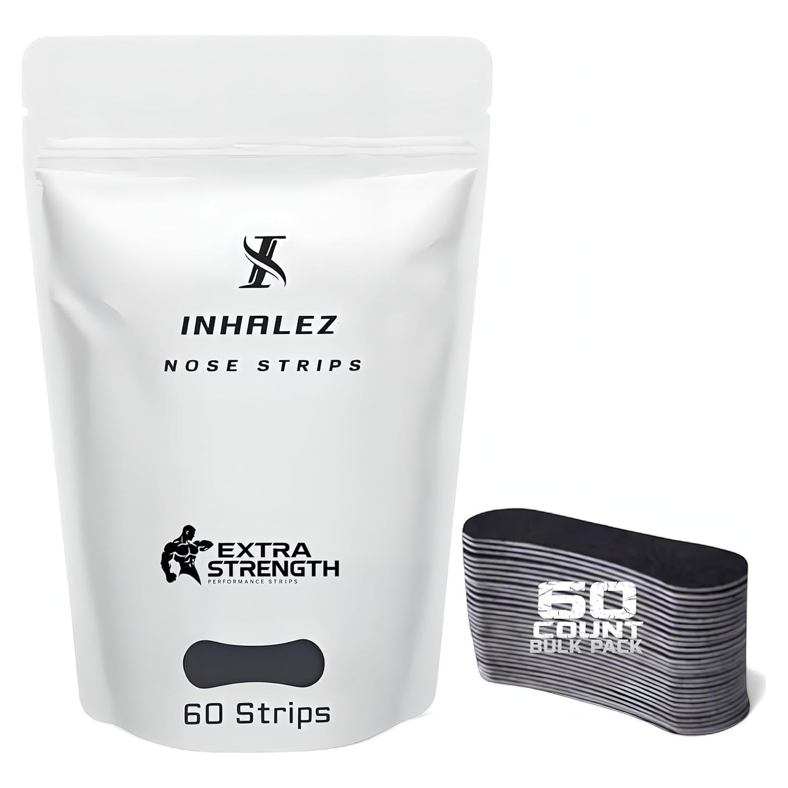 Tiras Nasales INHALEZ 60CT para Mejorar Respiración y Ronquidos