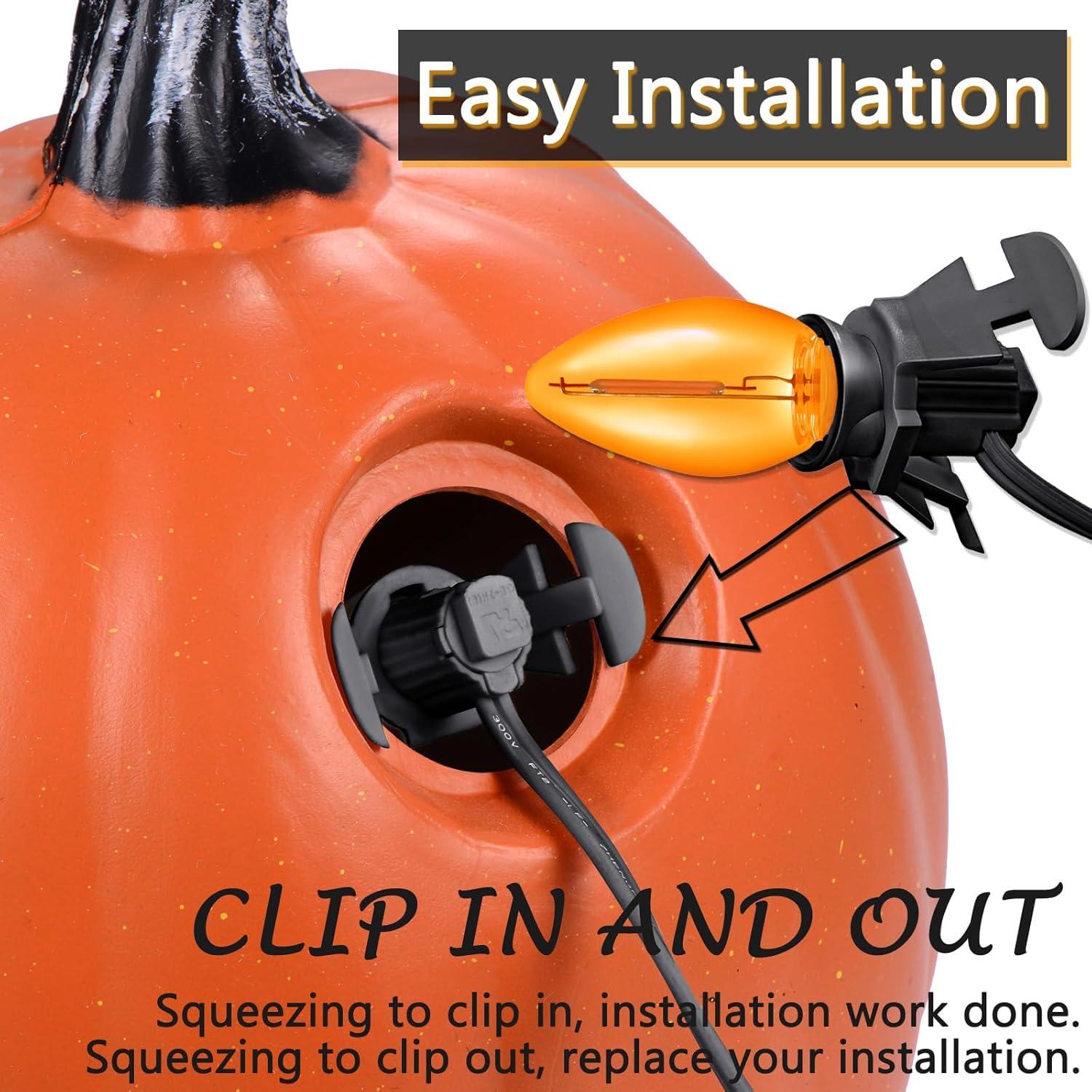 Cable de lámpara E12 Finelux 2 luces 1,83 m negro