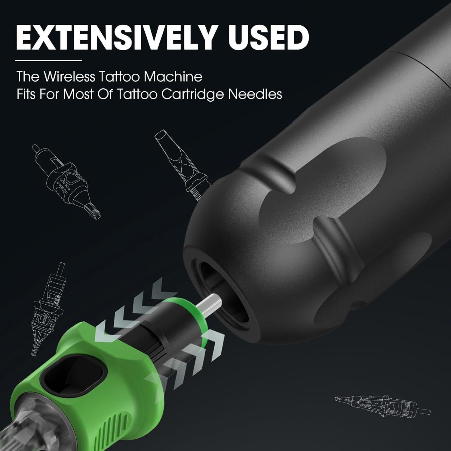 Máquina de Tatuaje Inalámbrica INKin Ultra-One 1600mAh 3.5mm