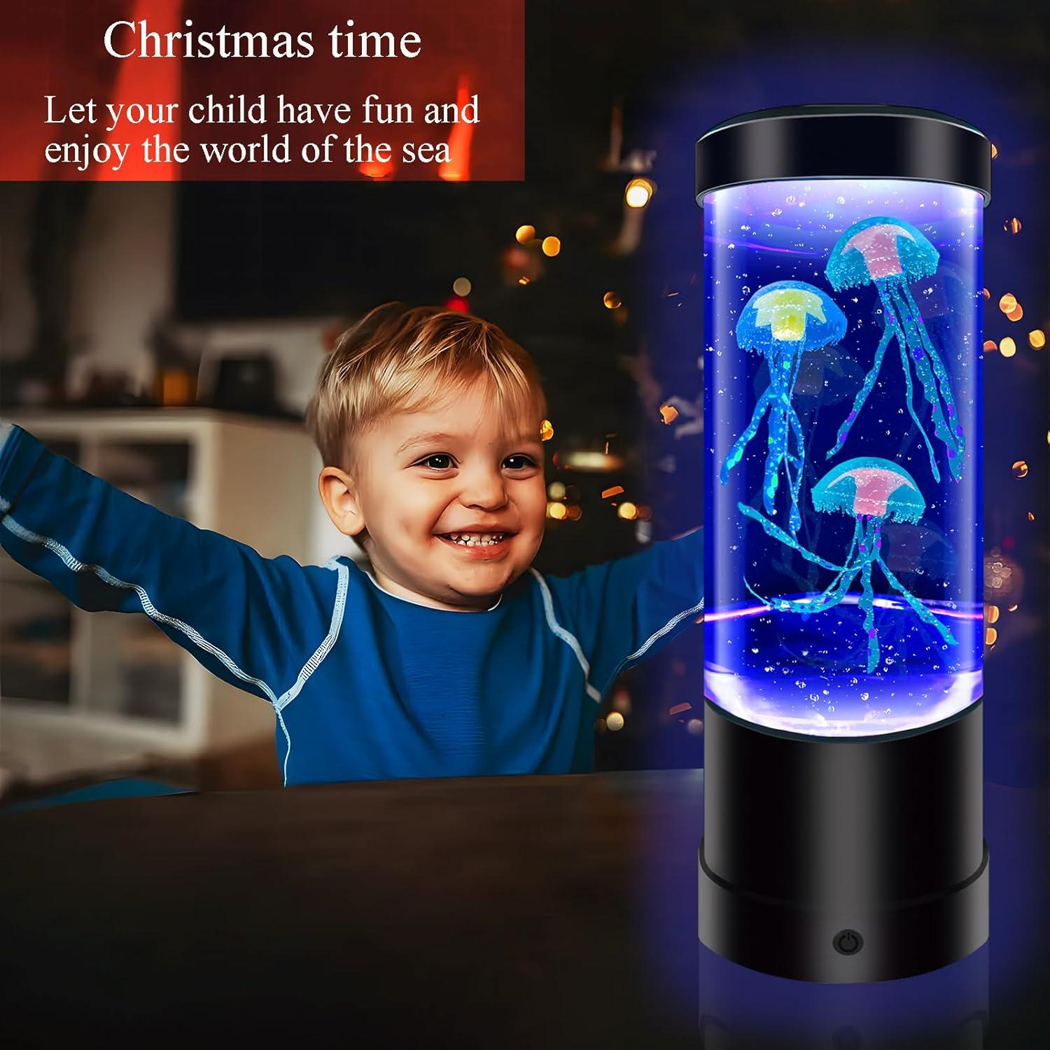 Lámpara de Medusas WTROESE 7 Colores USB/Batería 25.5cm